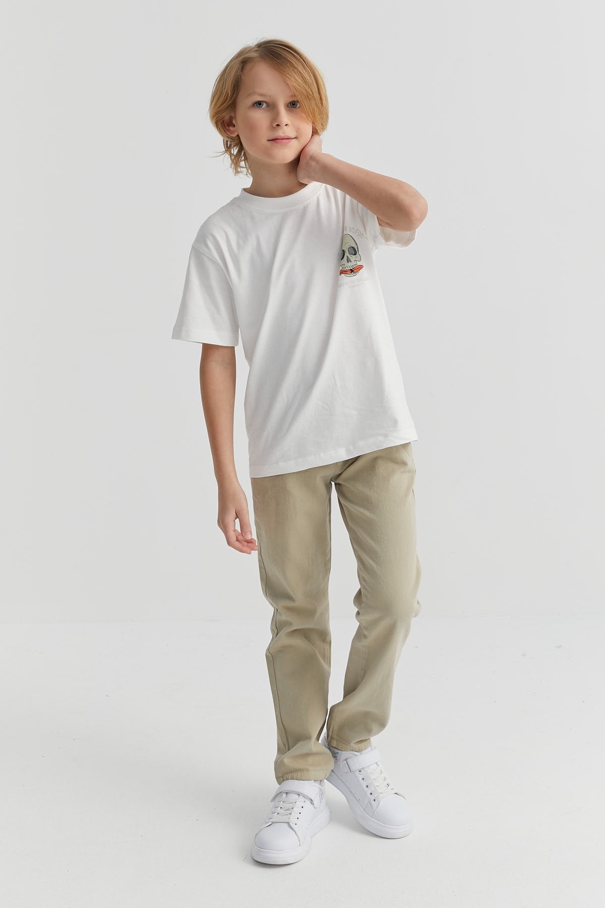 Boys' Tied Waist Jogger Trousers