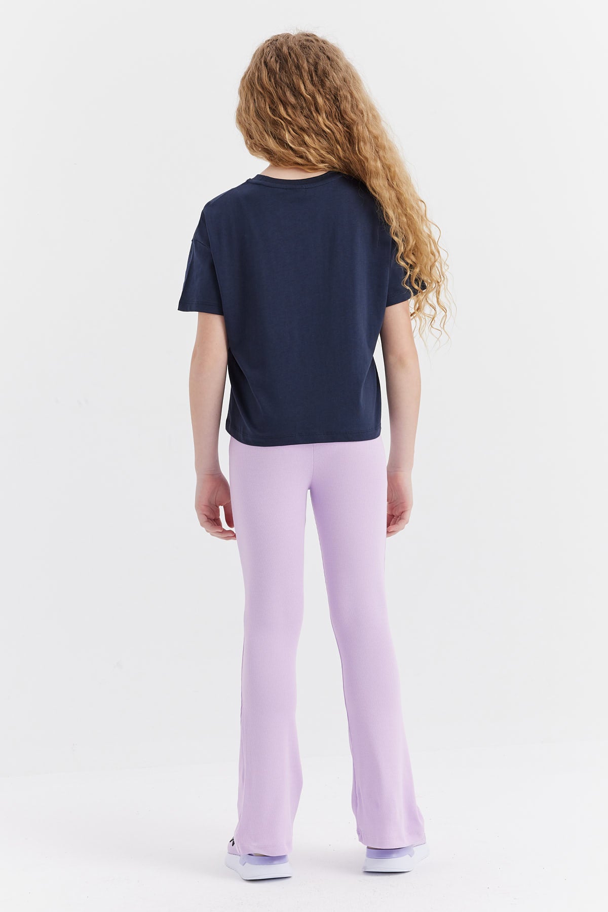 Girl's Stitched Detailed Leggings