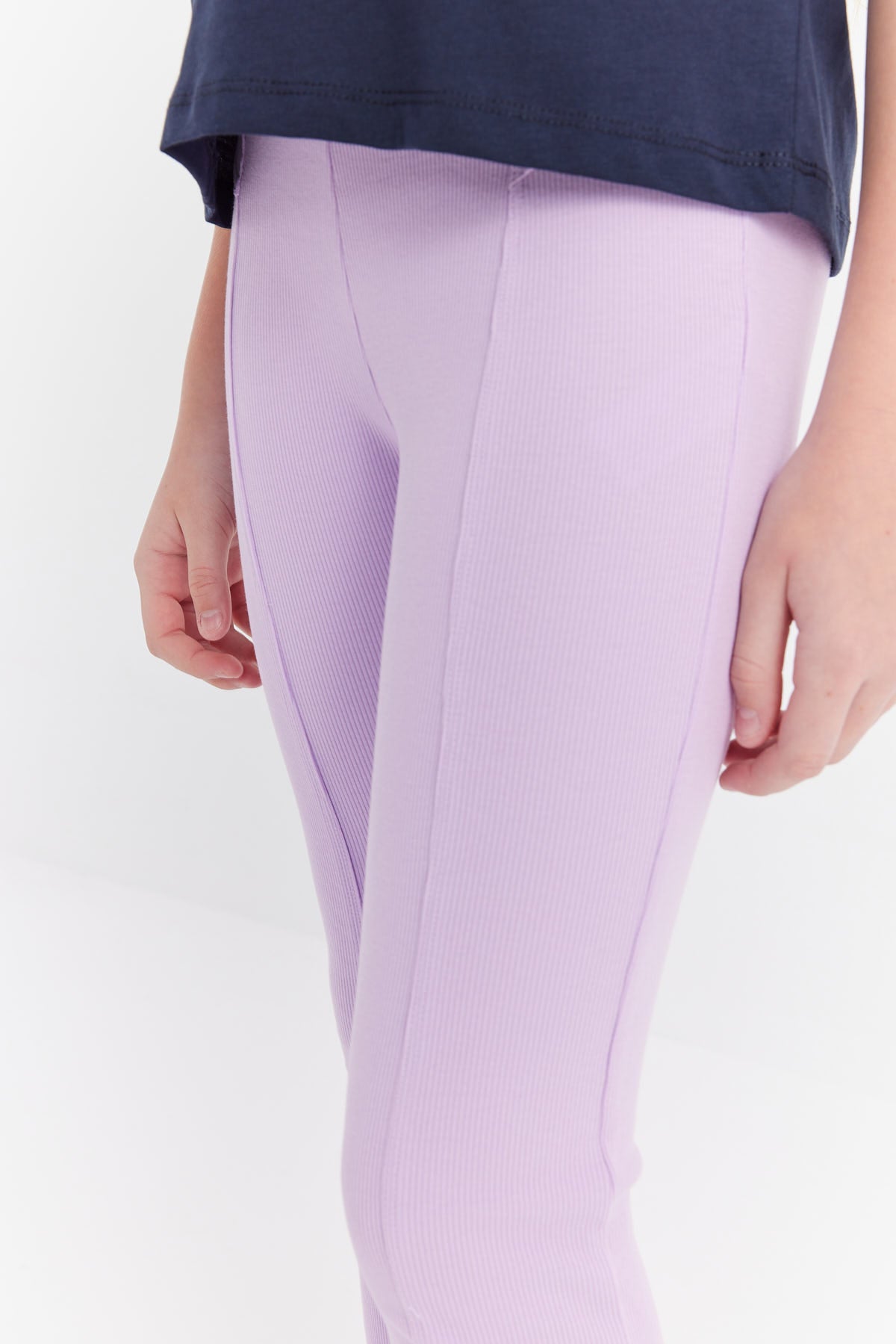 Girl's Stitched Detailed Leggings