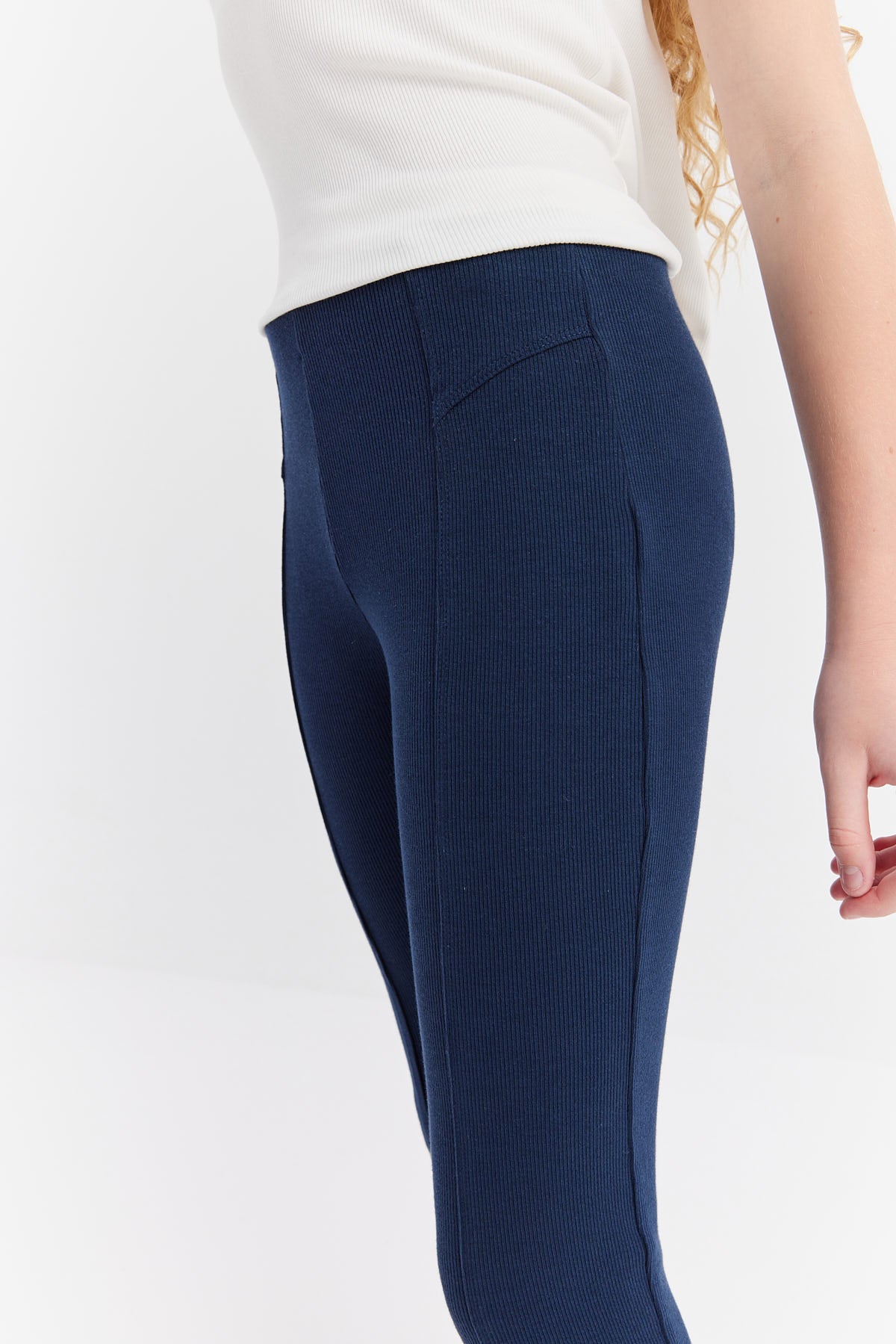 Girl's Stitched Detailed Leggings