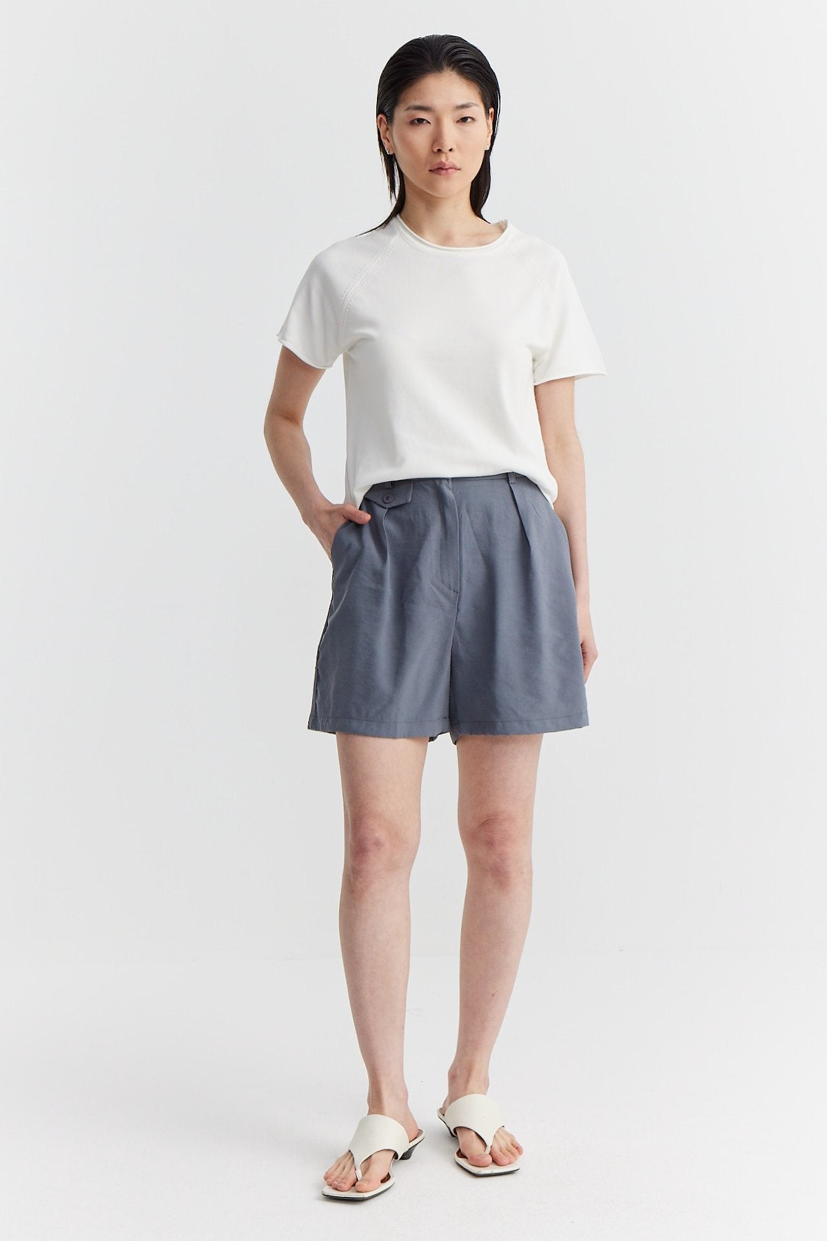 Women's Pleated Detailed Shorts