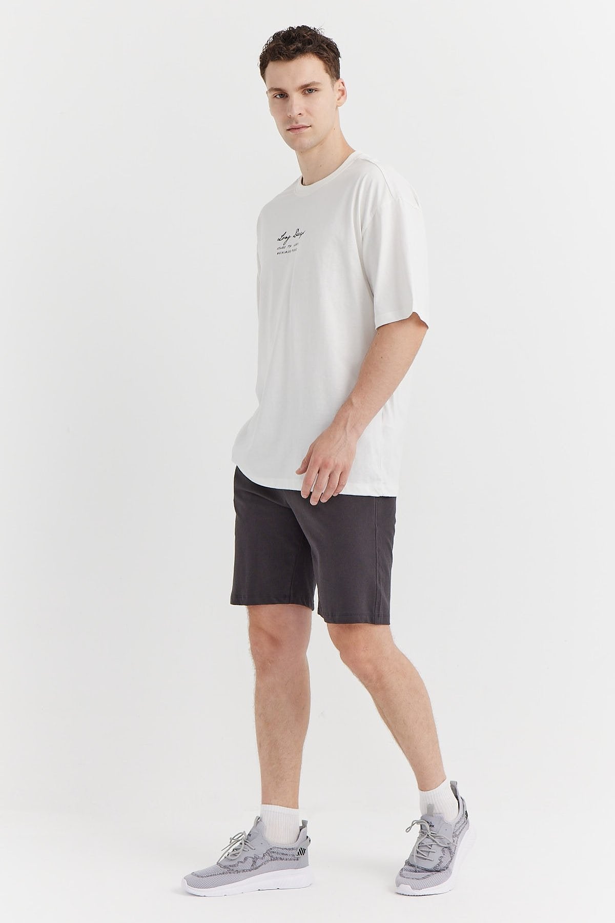 Men's Elastic Waist Shorts