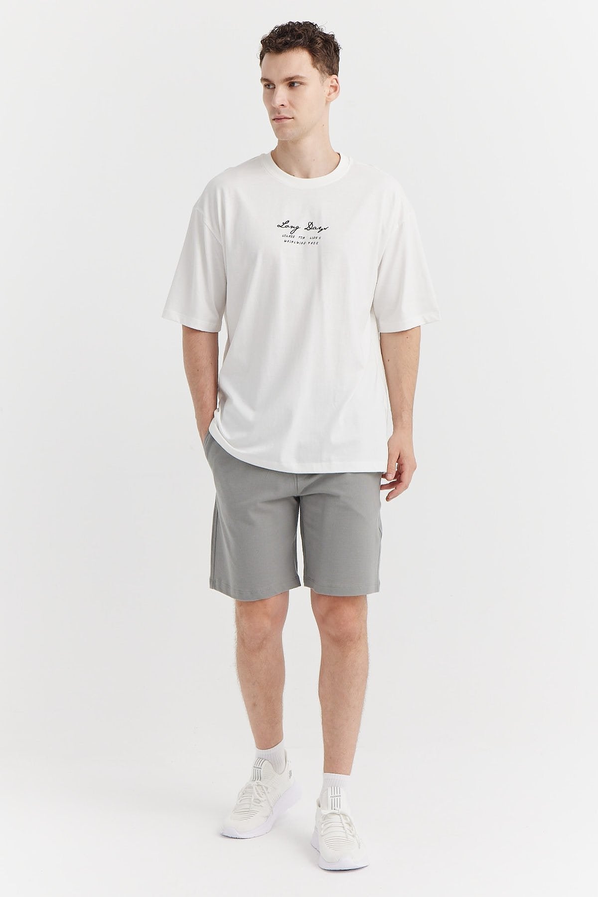 Men's Elastic Waist Shorts