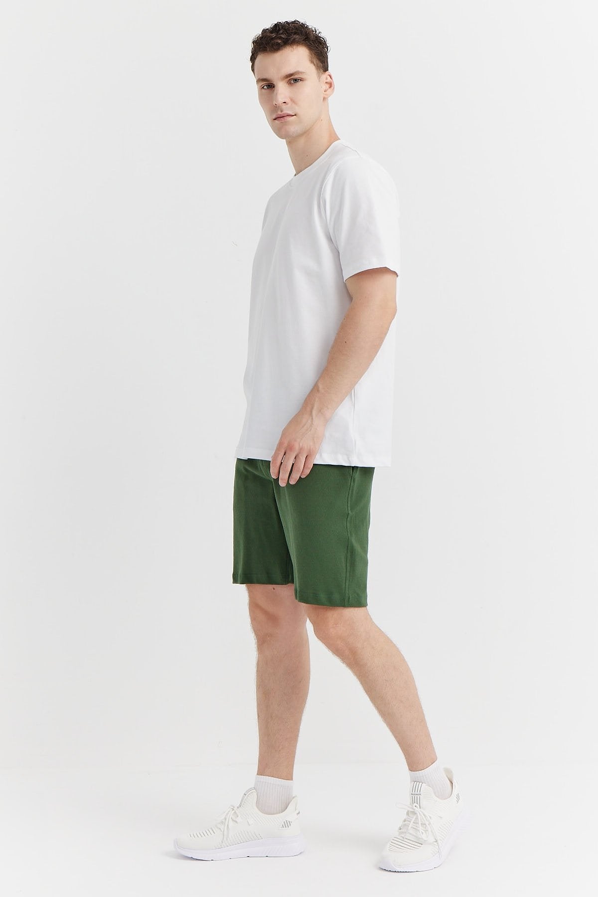 Men's Elastic Waist Shorts