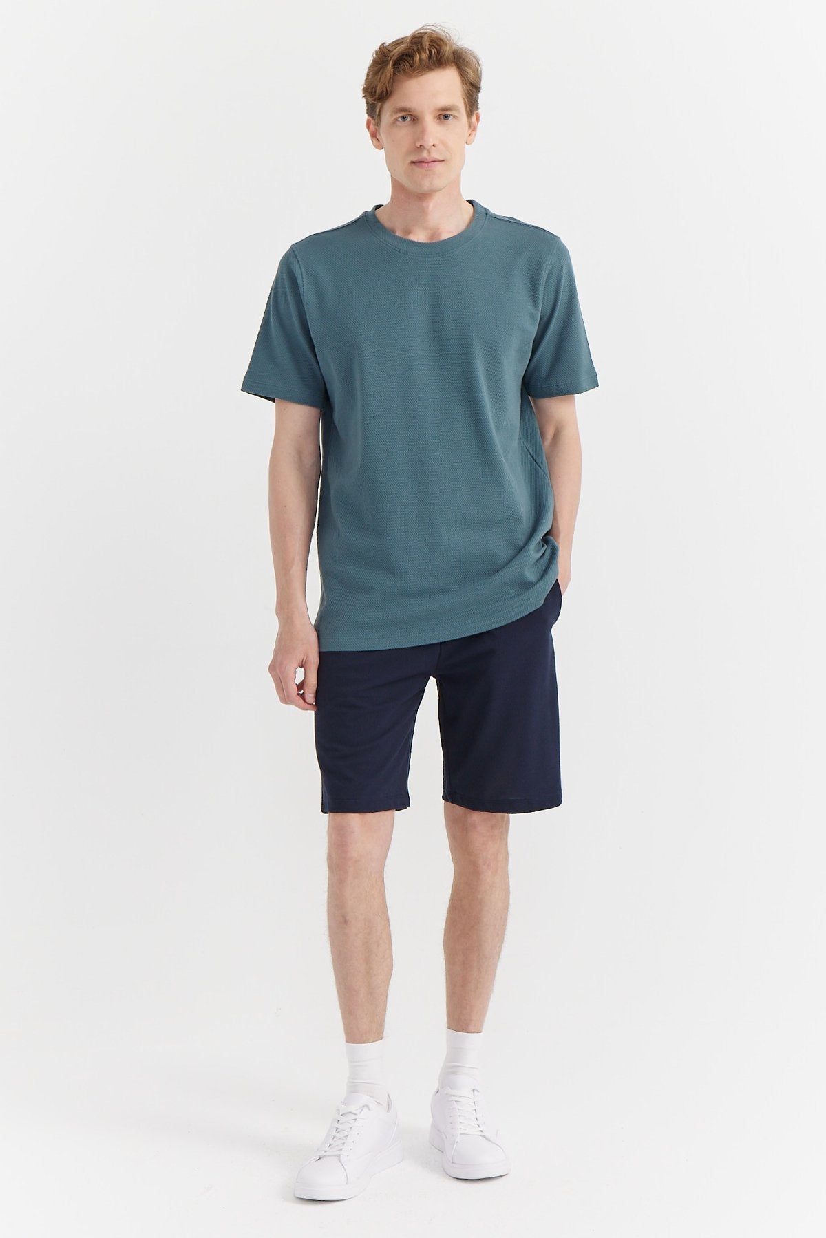 Men's Elastic Waist Shorts