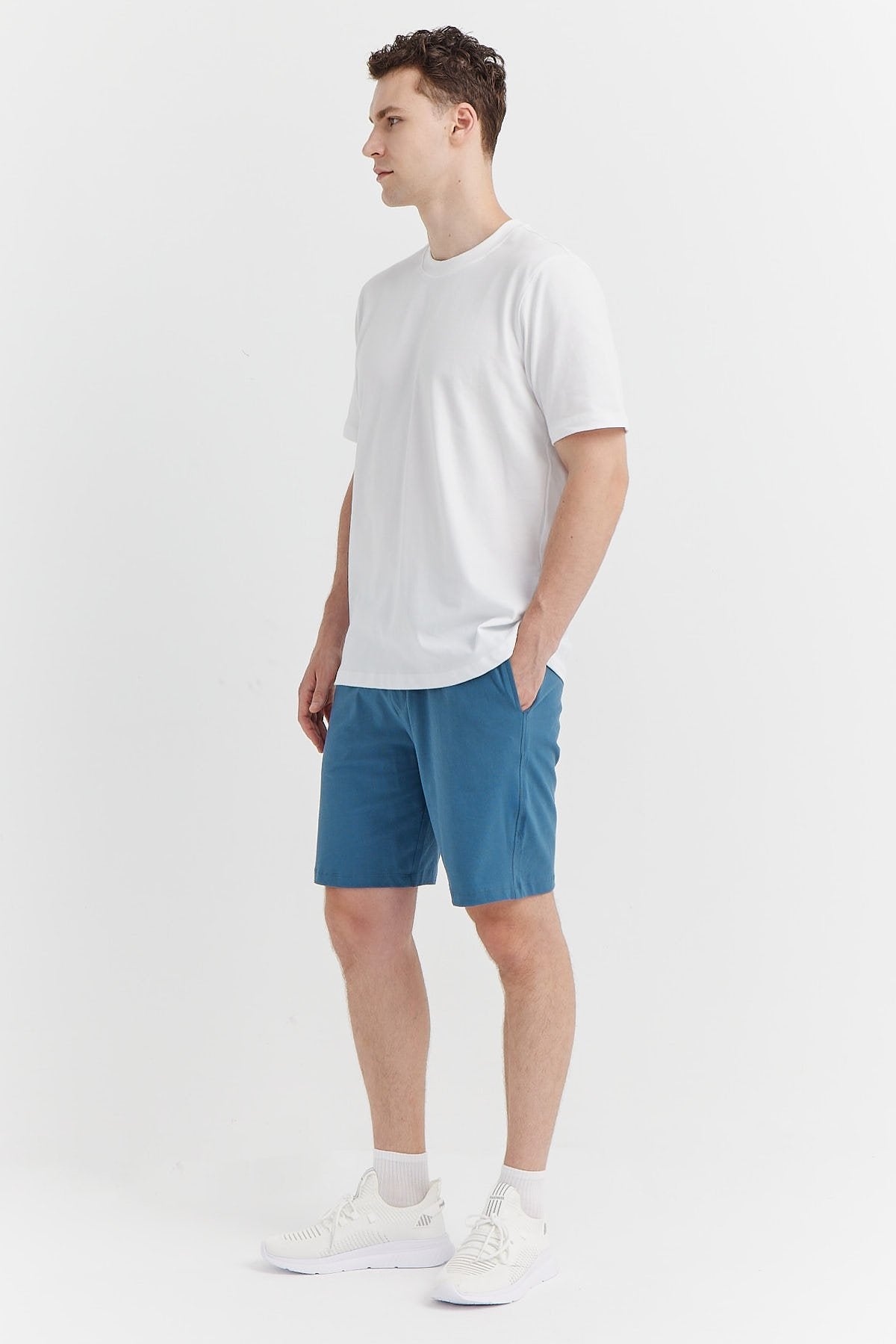 Men's Elastic Waist Shorts