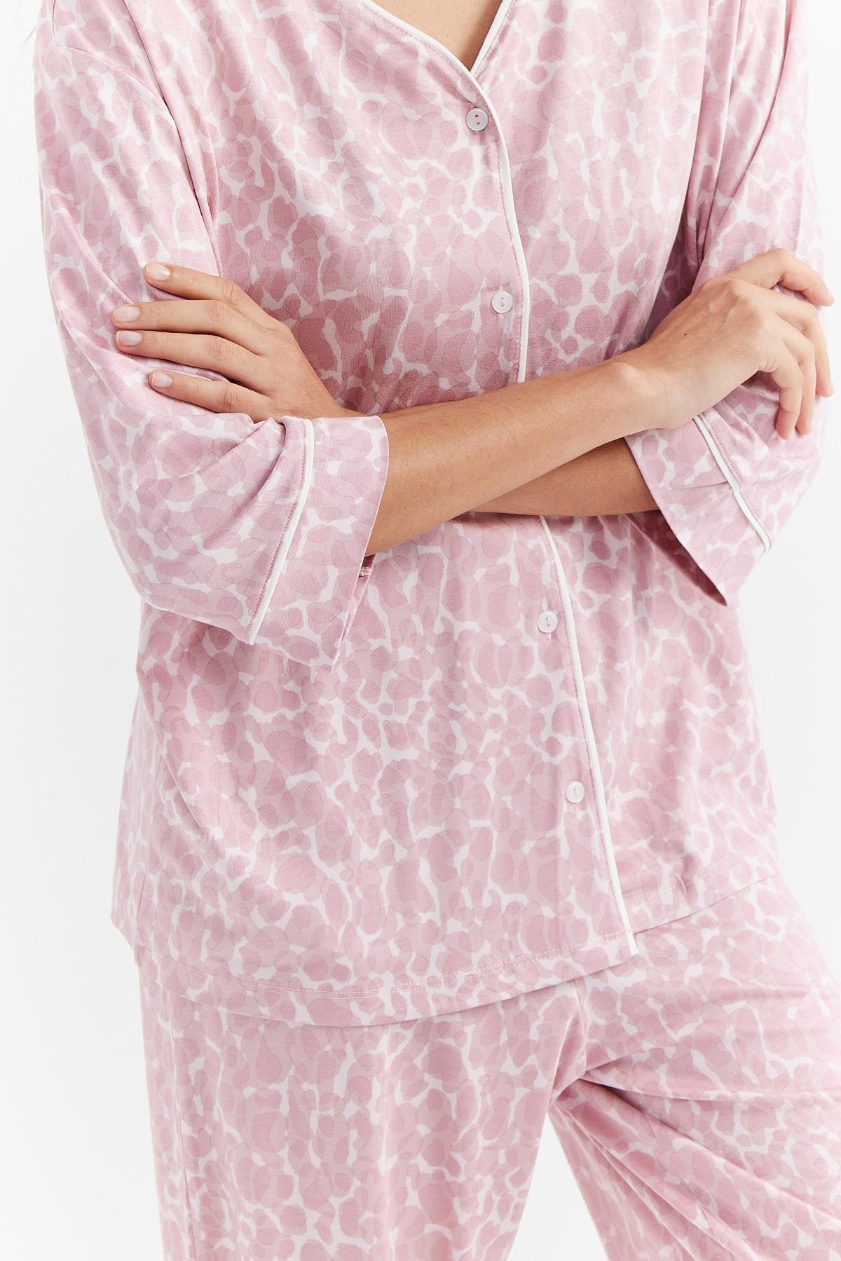 Kadın Desenli Pijama Takımı