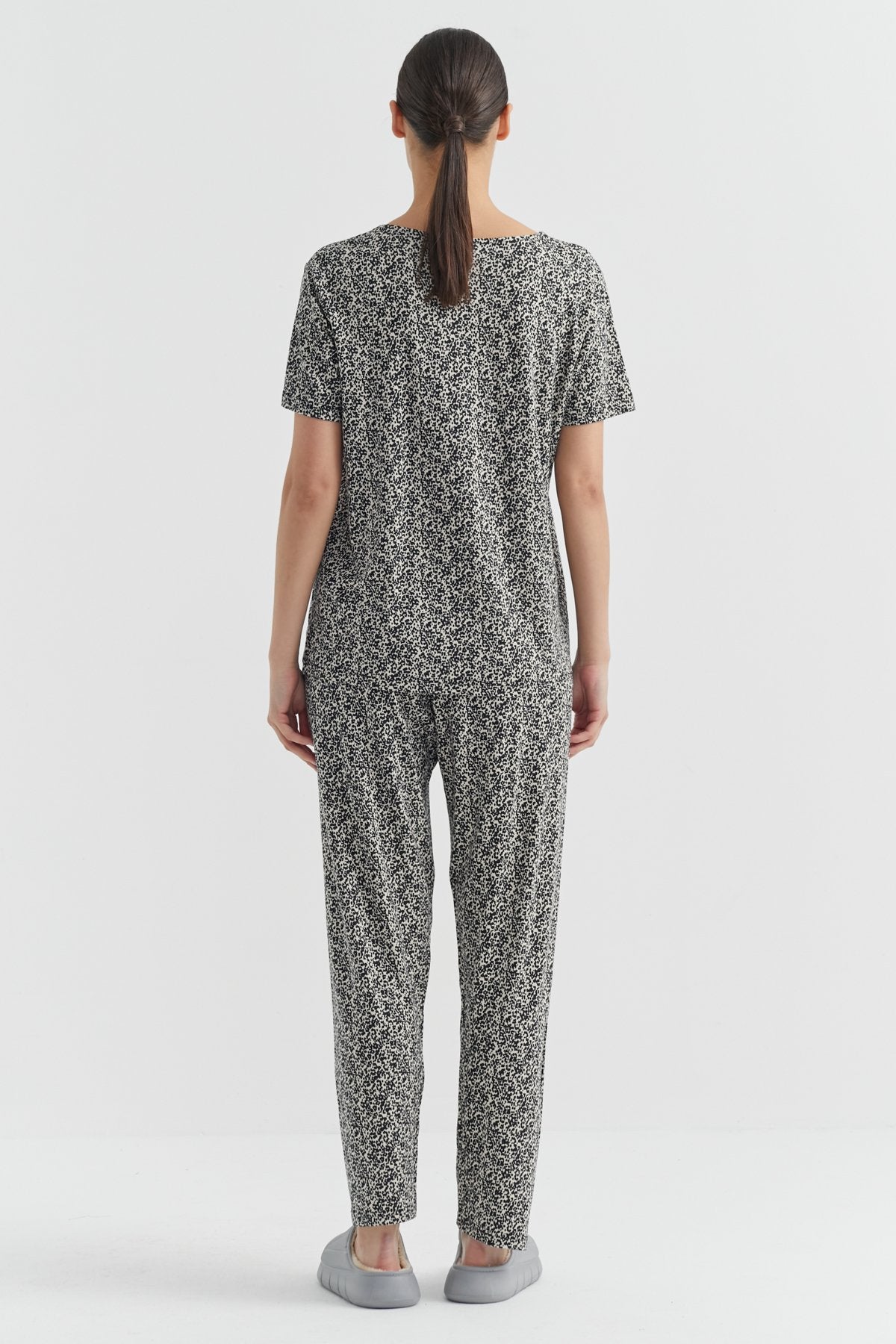 Kadın Desenli Pijama Takımı