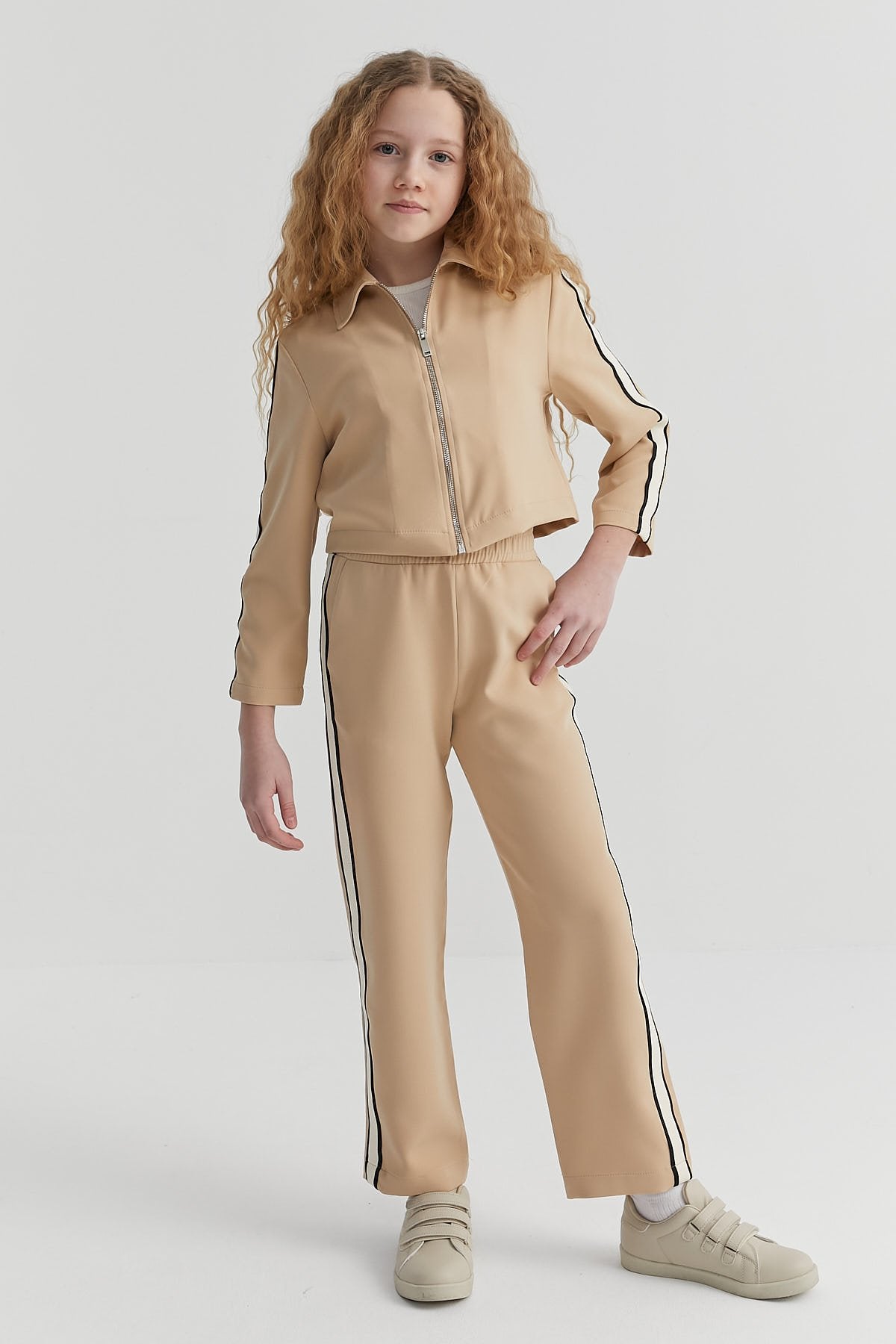 Girl's Elastic Waist Sweat Bottom