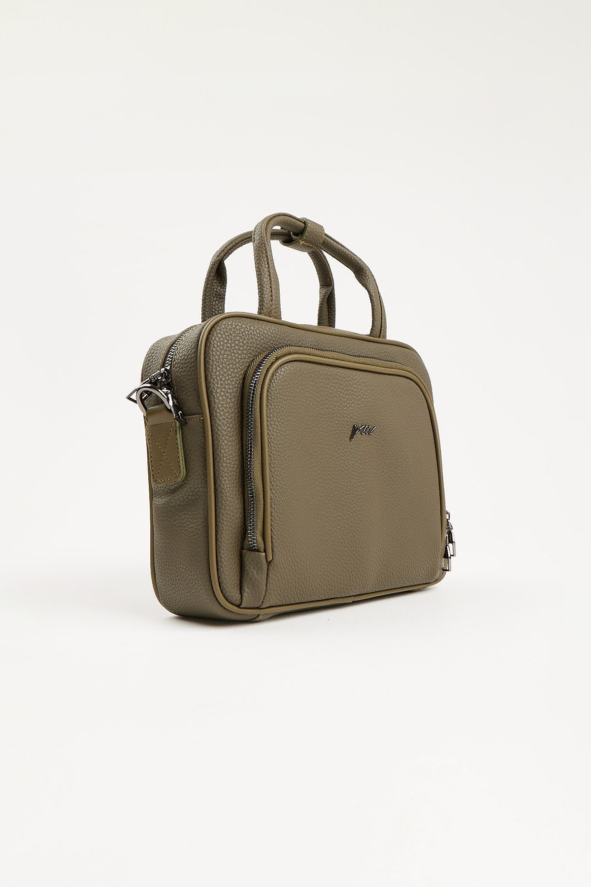 Men's Detailed Long Strap Leather Handbag