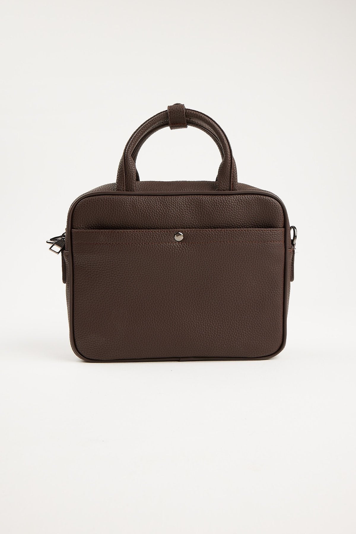 Men's Detailed Long Strap Leather Handbag