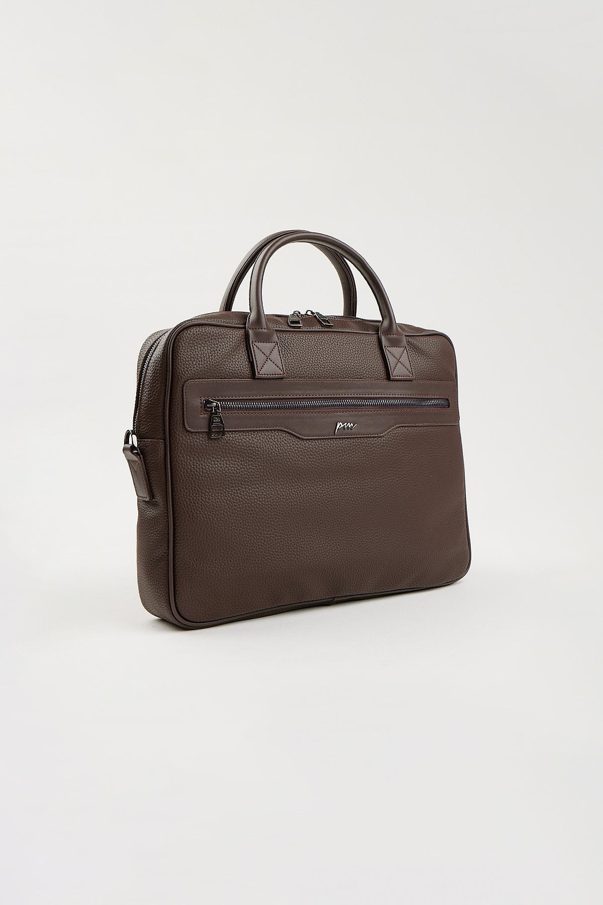 Men's Basic Floater Patterned Briefcase
