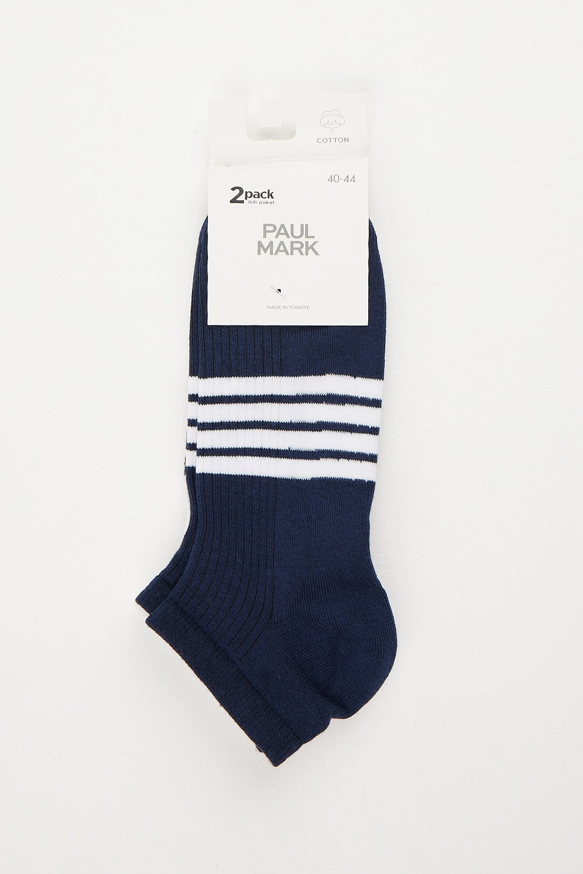 Men's Cotton 2-Pack Ankle Socks