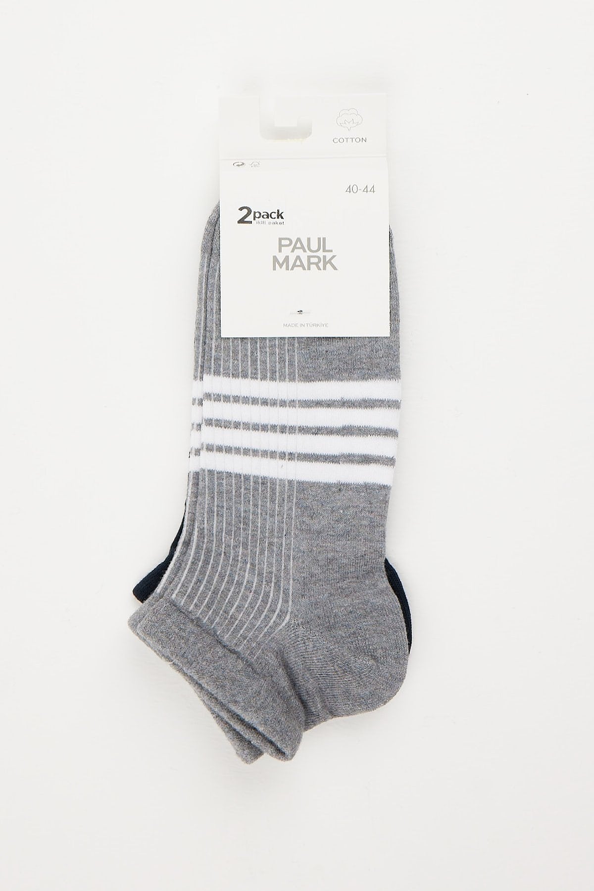 Men's Cotton 2-Pack Ankle Socks