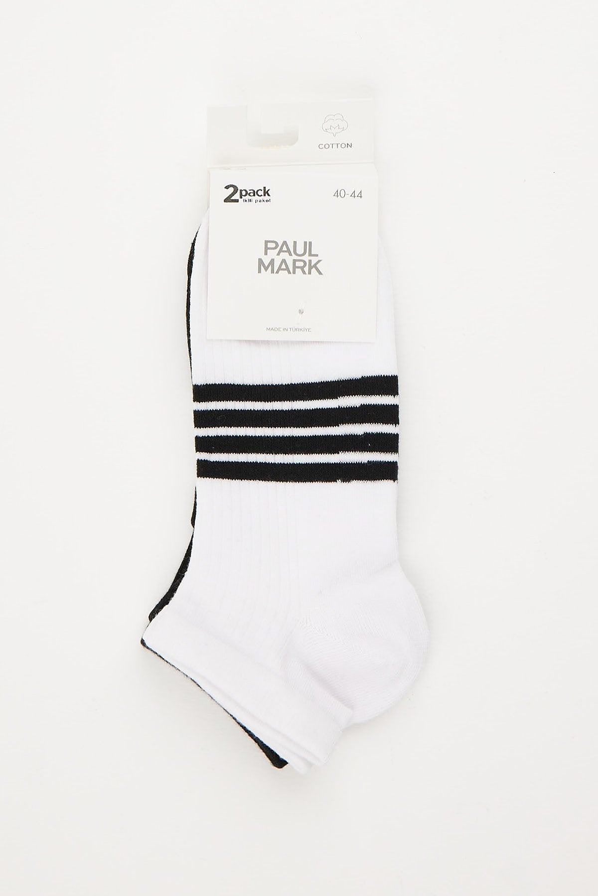 Men's Cotton 2-Pack Ankle Socks