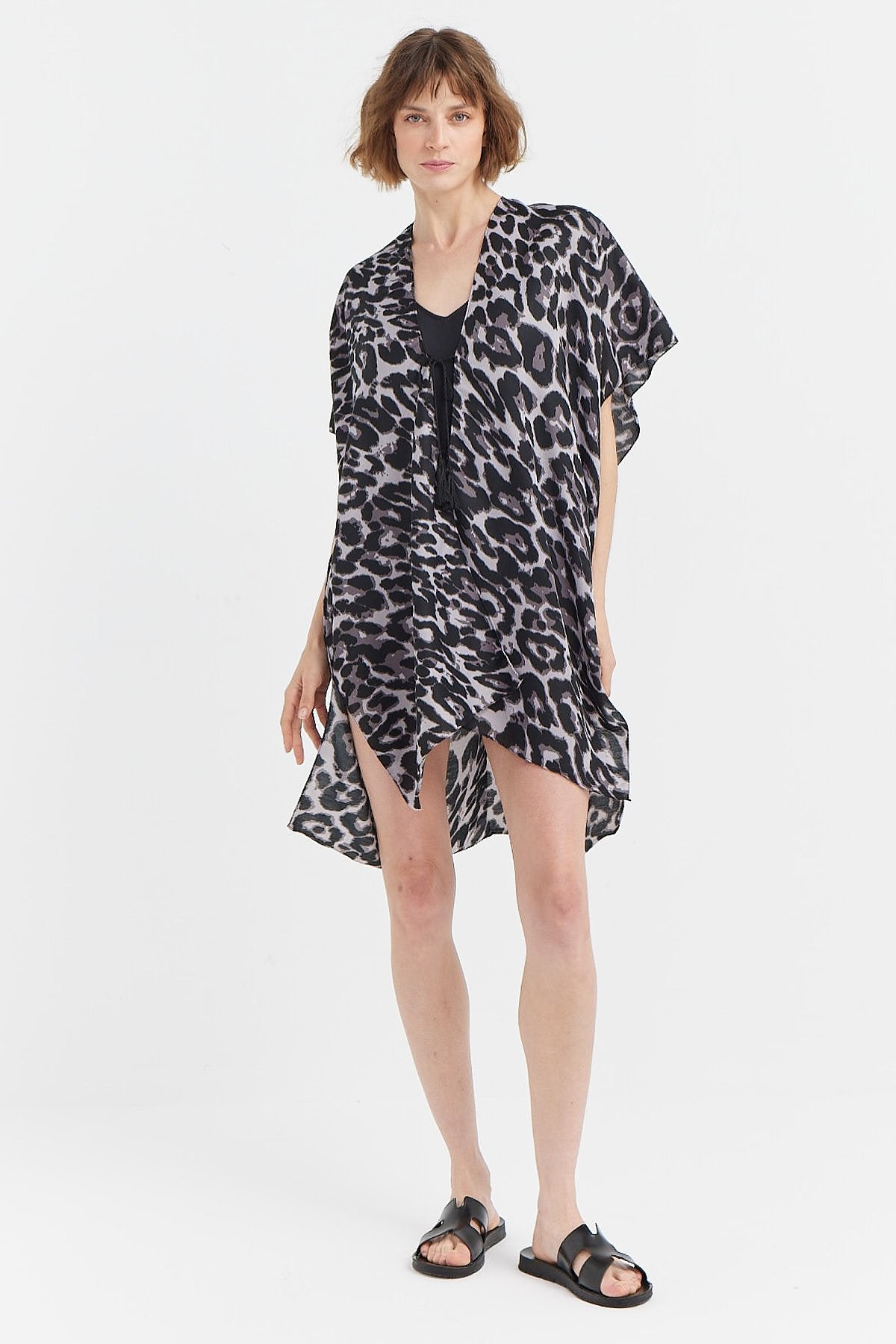 Women's Front Tied Patterned Pareo