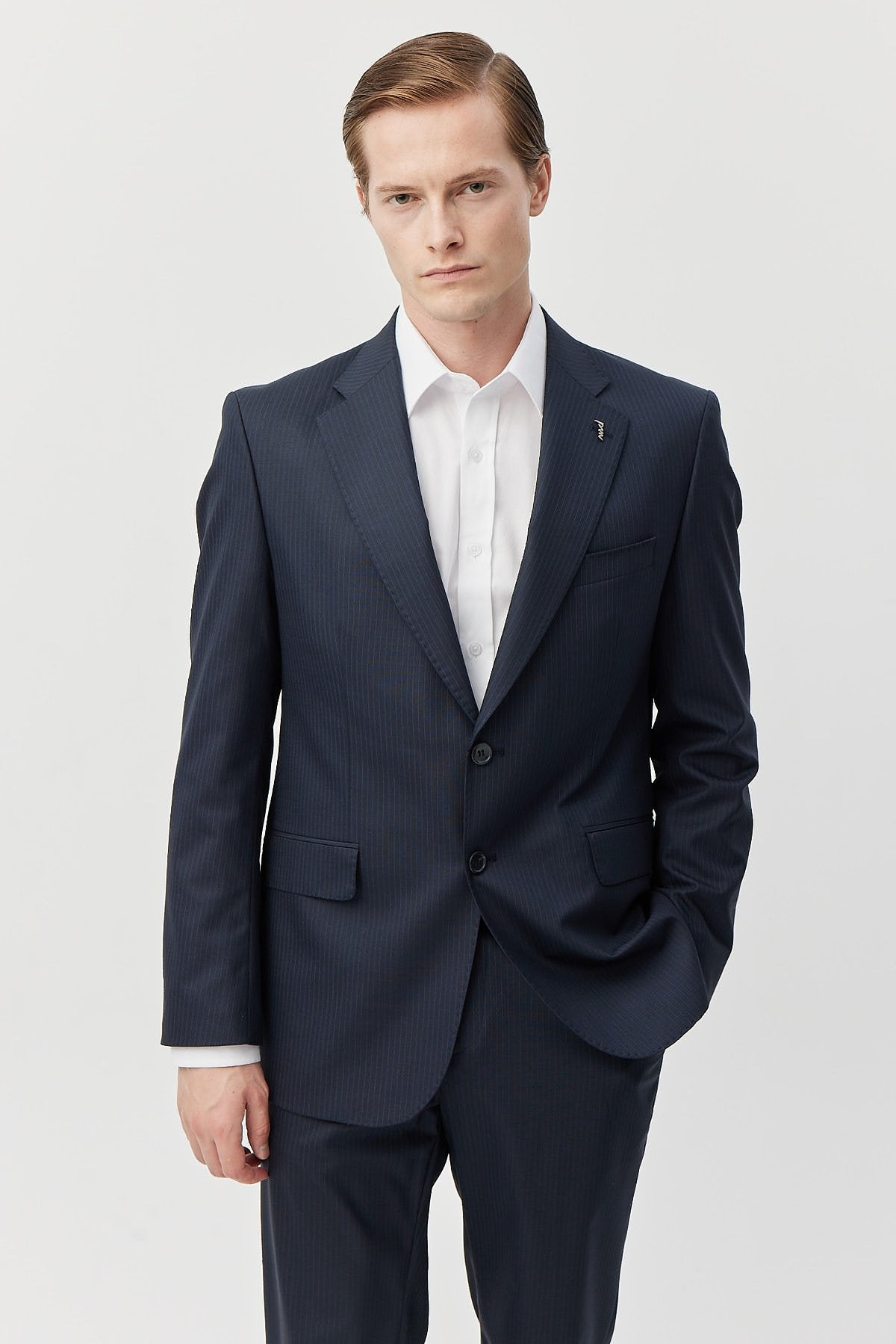Men's Mono Collar Relaxed Fit Suit
