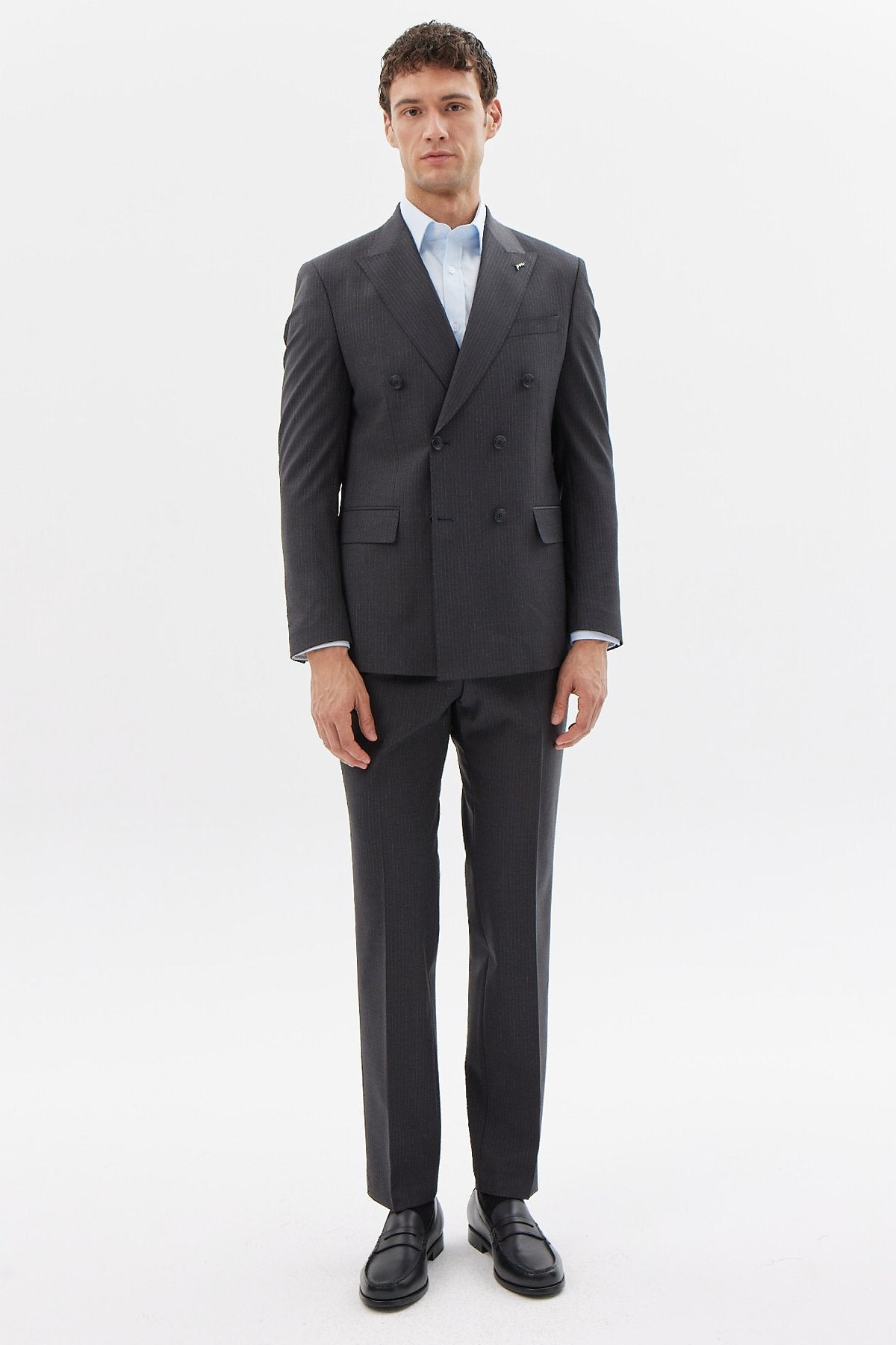 بدلة رجالية مزدوجة الصدر