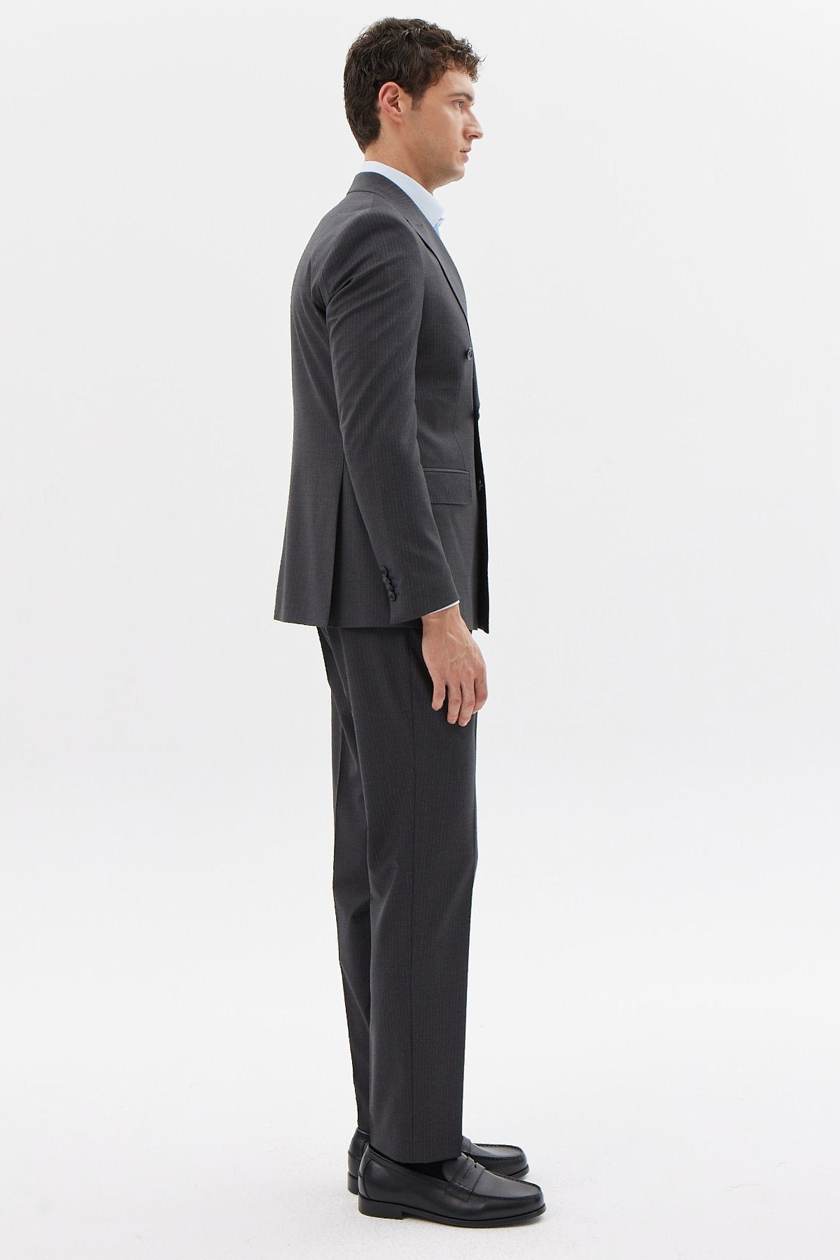 بدلة رجالية مزدوجة الصدر