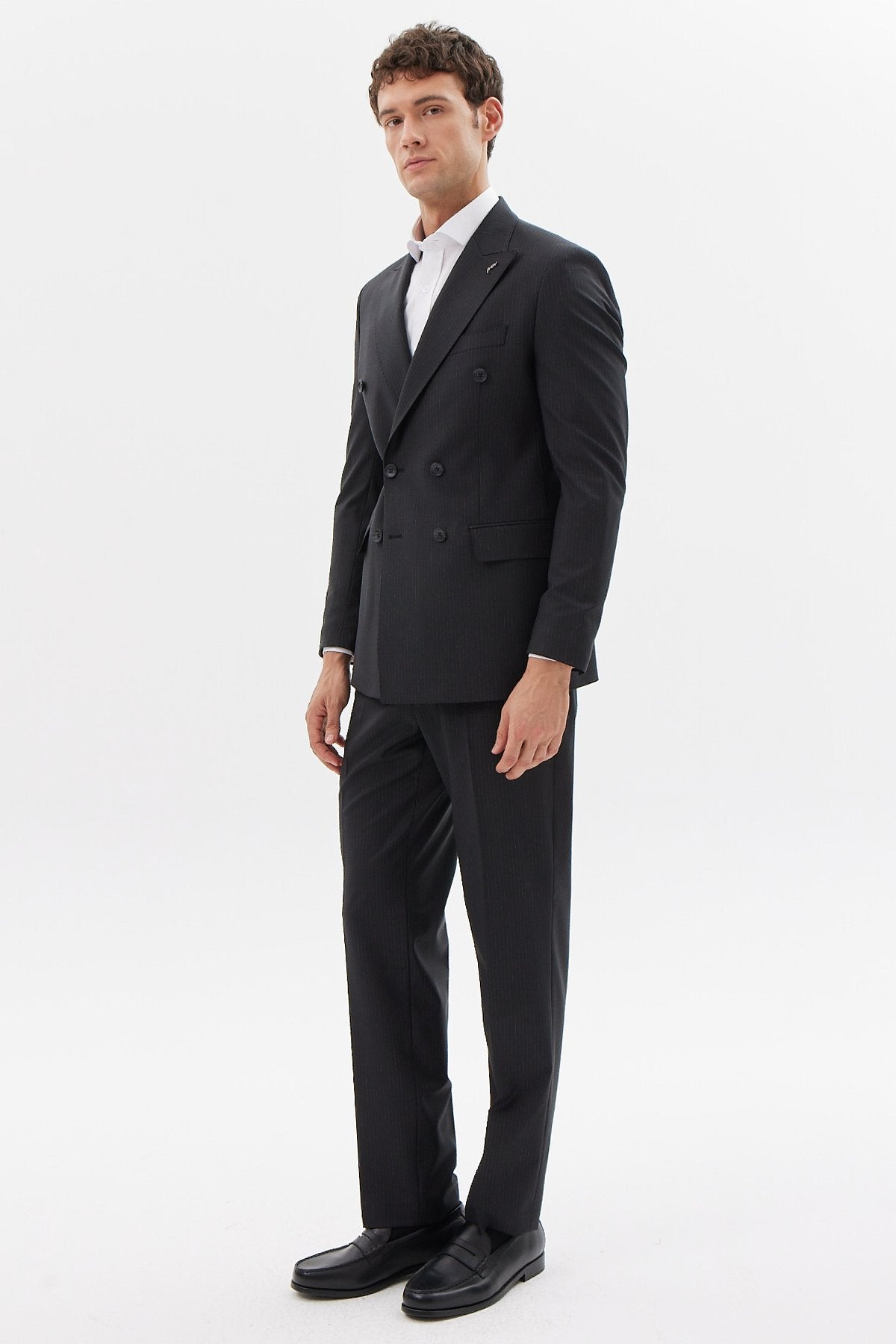 بدلة رجالية مزدوجة الصدر