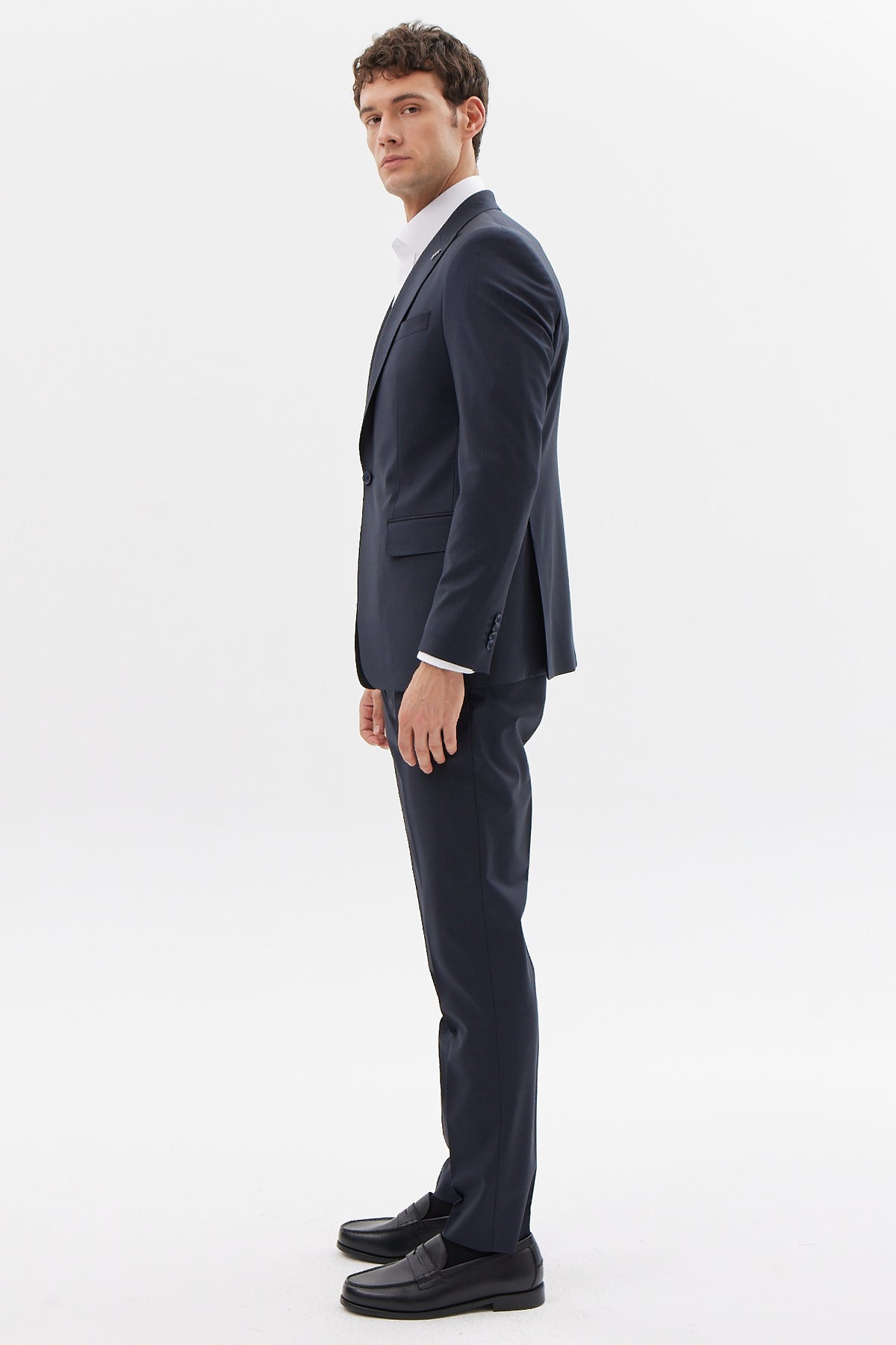 Men's Swallow Collar Single-Button Suit