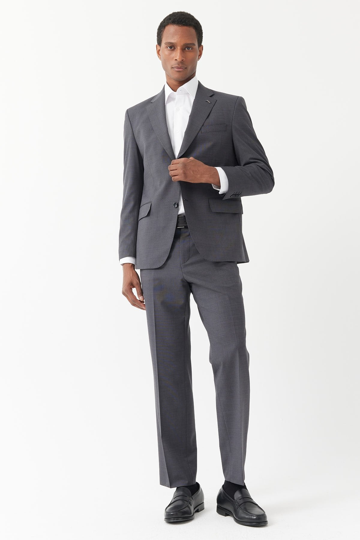 Men's Mono Collar Relaxed Fit Suit