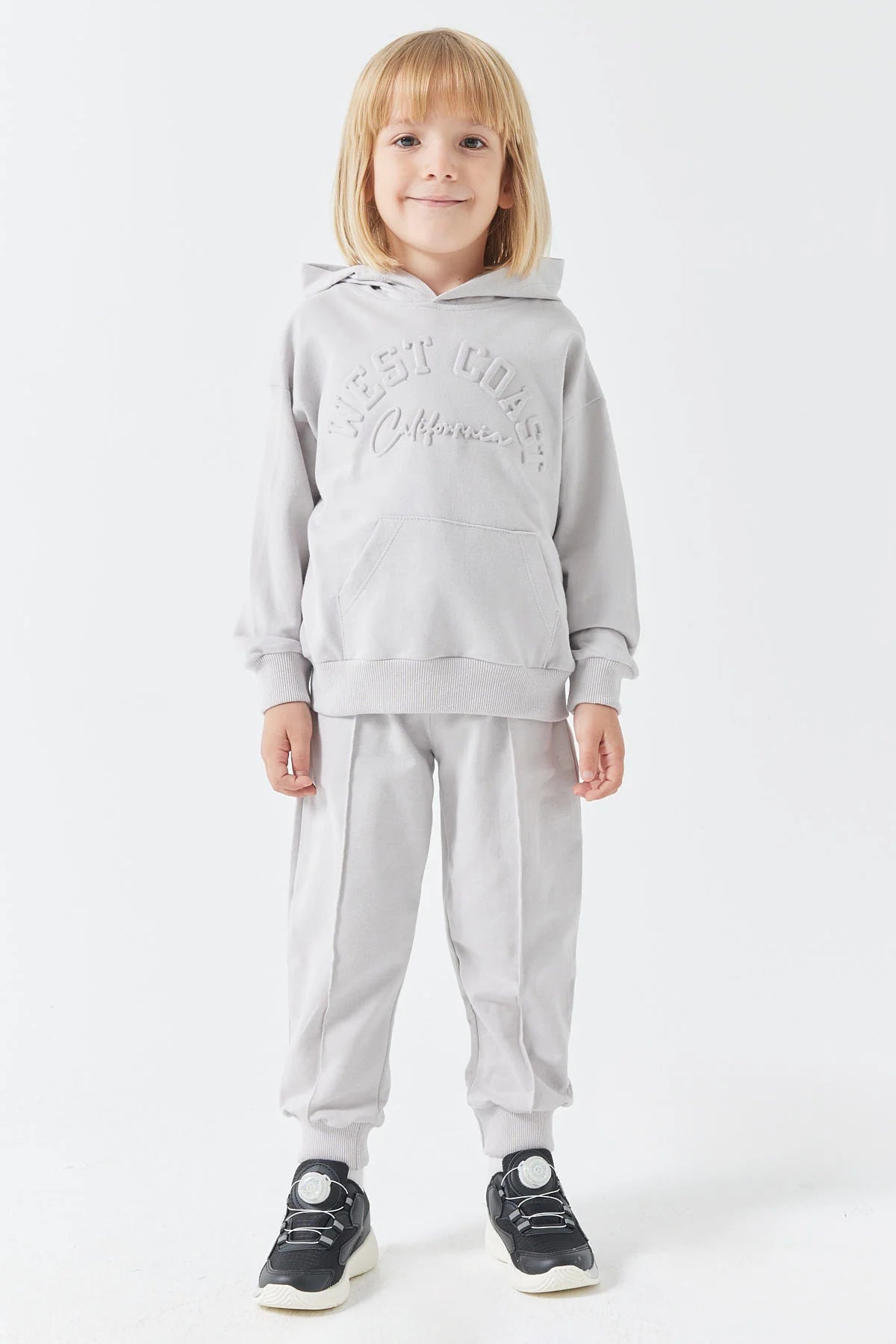 Boys' Embossed Print 2-Piece Set