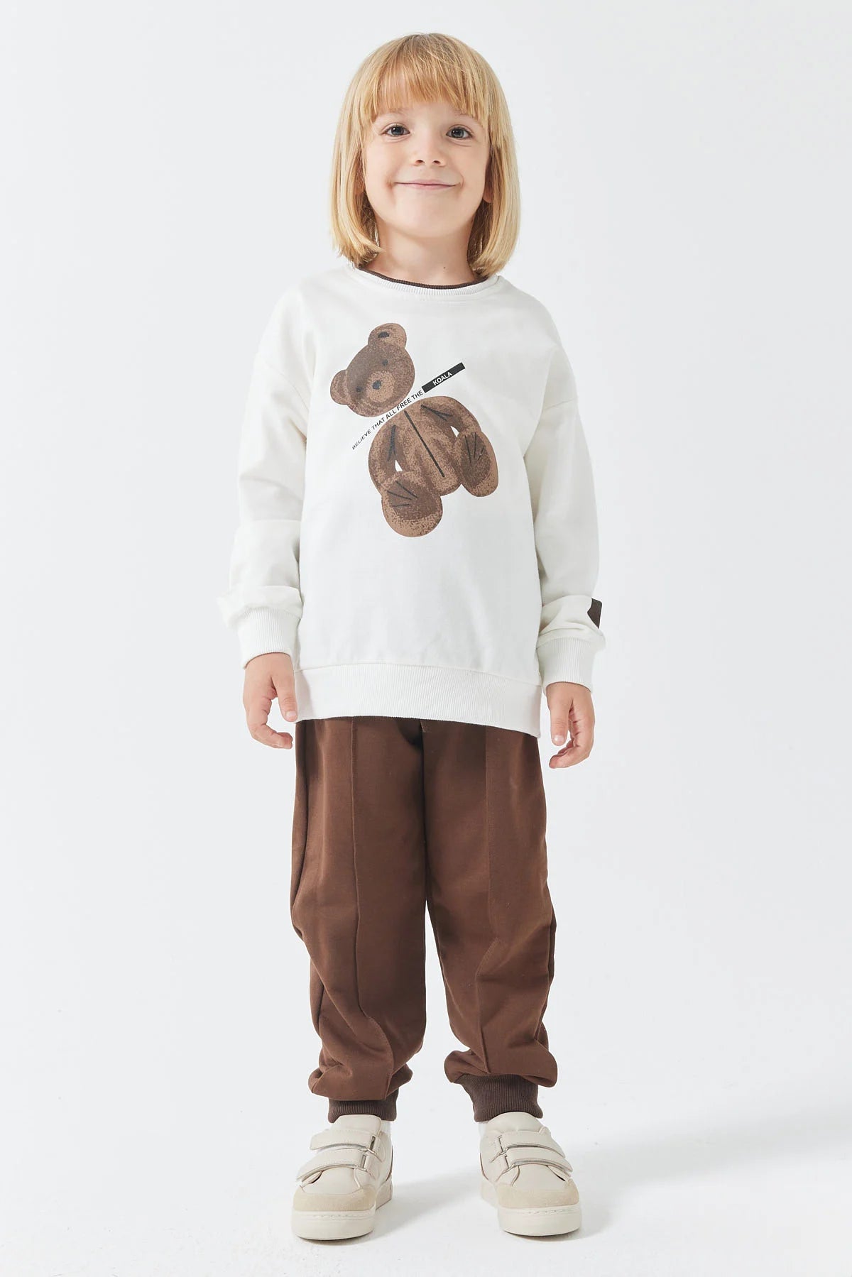 Boys' Printed Detail 2-Piece Set