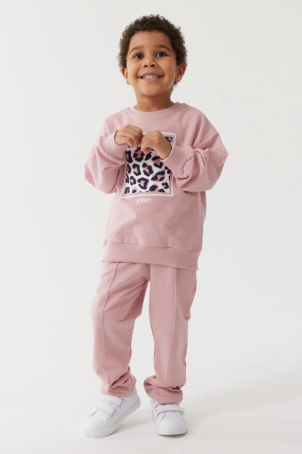 Girl's Printed Detailed 2-Piece Set