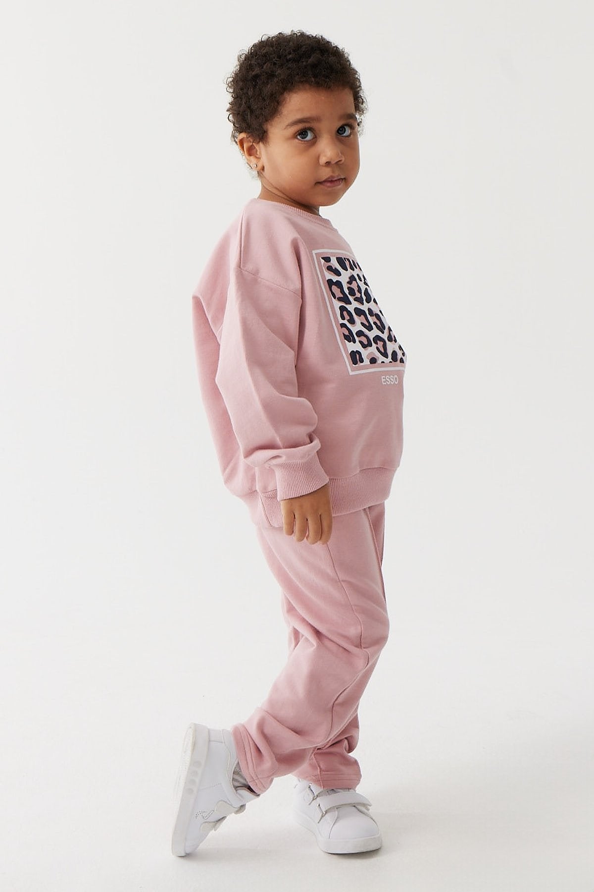 Girl's Printed Detailed 2-Piece Set