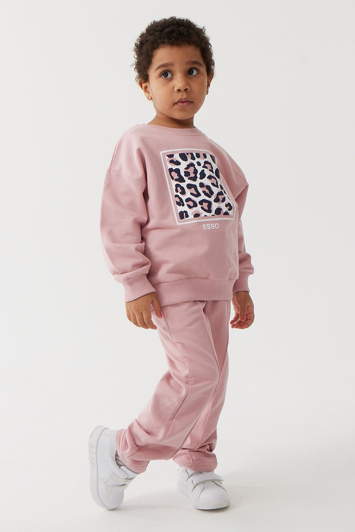 Girl's Printed Detailed 2-Piece Set