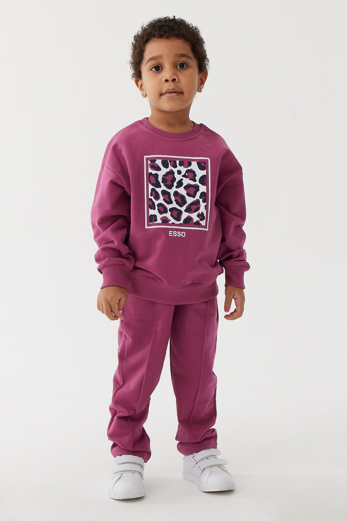 Girl's Printed Detailed 2-Piece Set