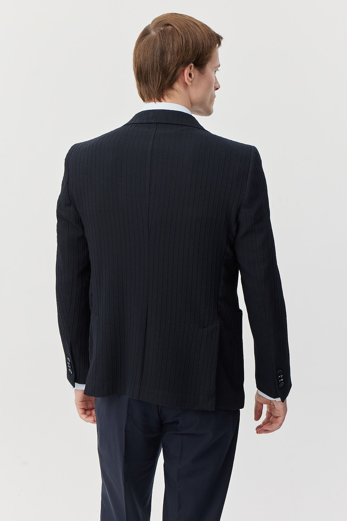 Men's Logo Detailed Mono Collar Jacket