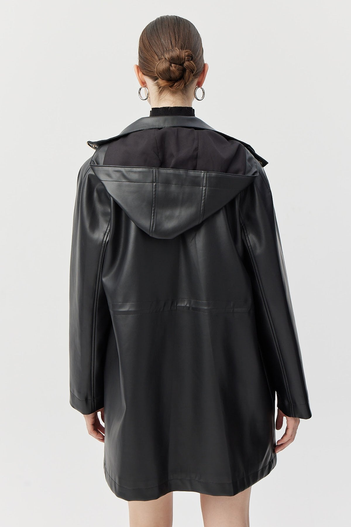 Kadın Deri Trençkot