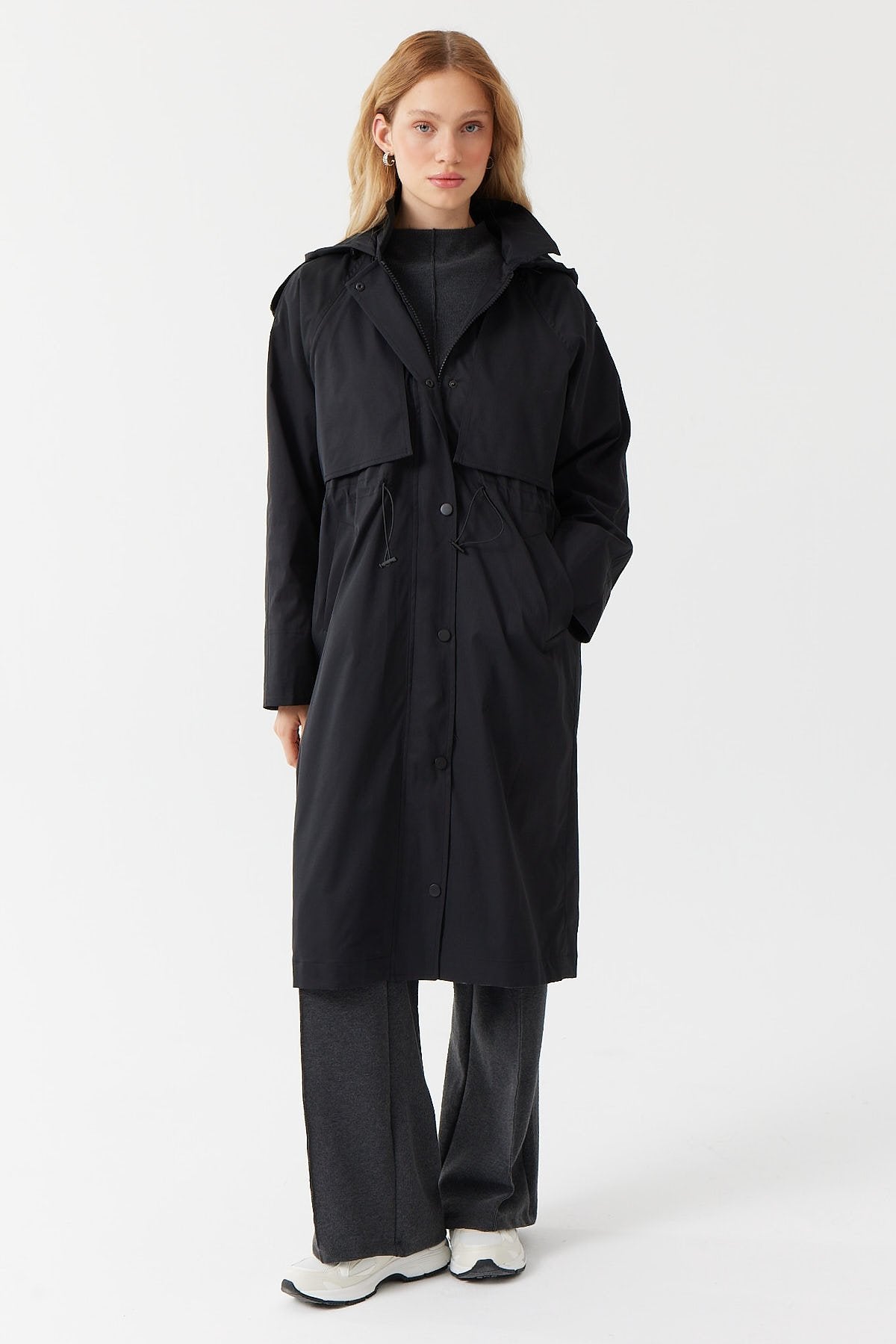 Women's Windbreaker Trench Coat