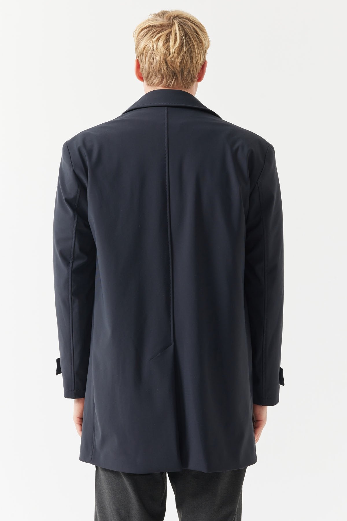 Men's Swallow Collar Trench Coat