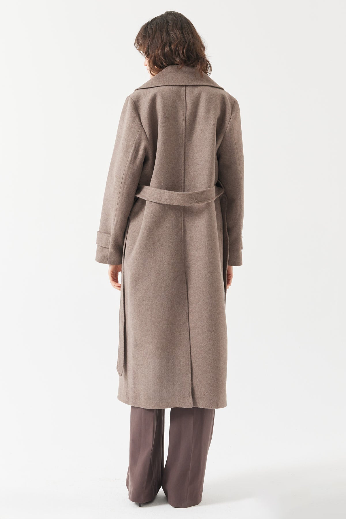 Women's Belted Cashmere Coat