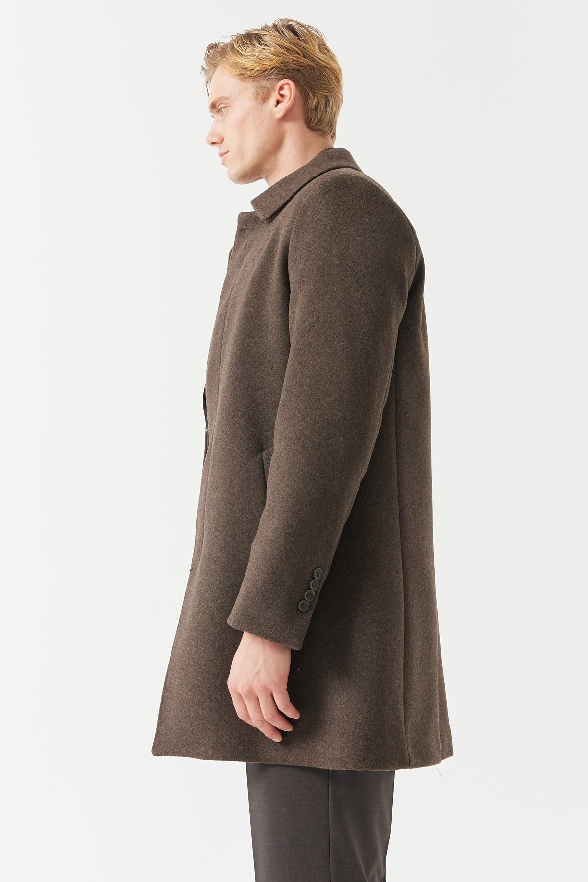 Men's Shirt Collar Coat