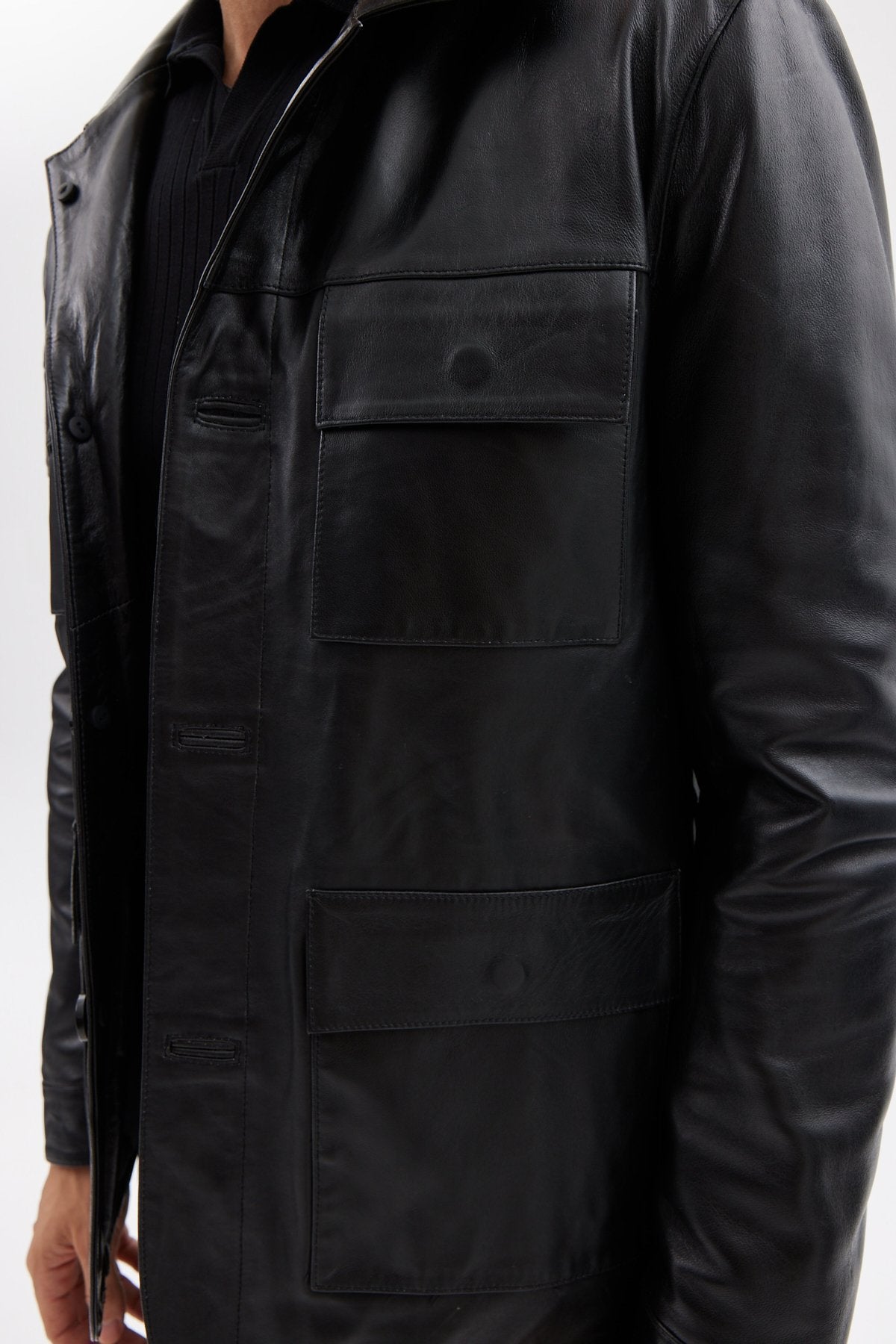 Men's Leather Coat