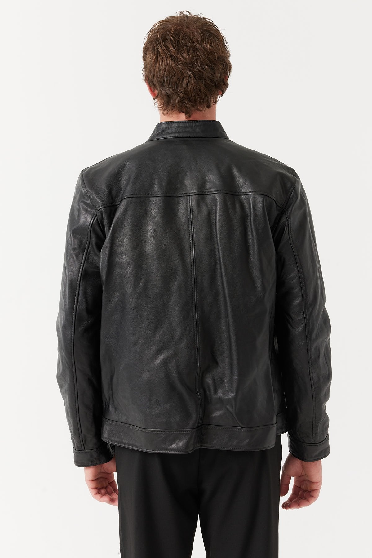 Men's Regular Leather Jacket