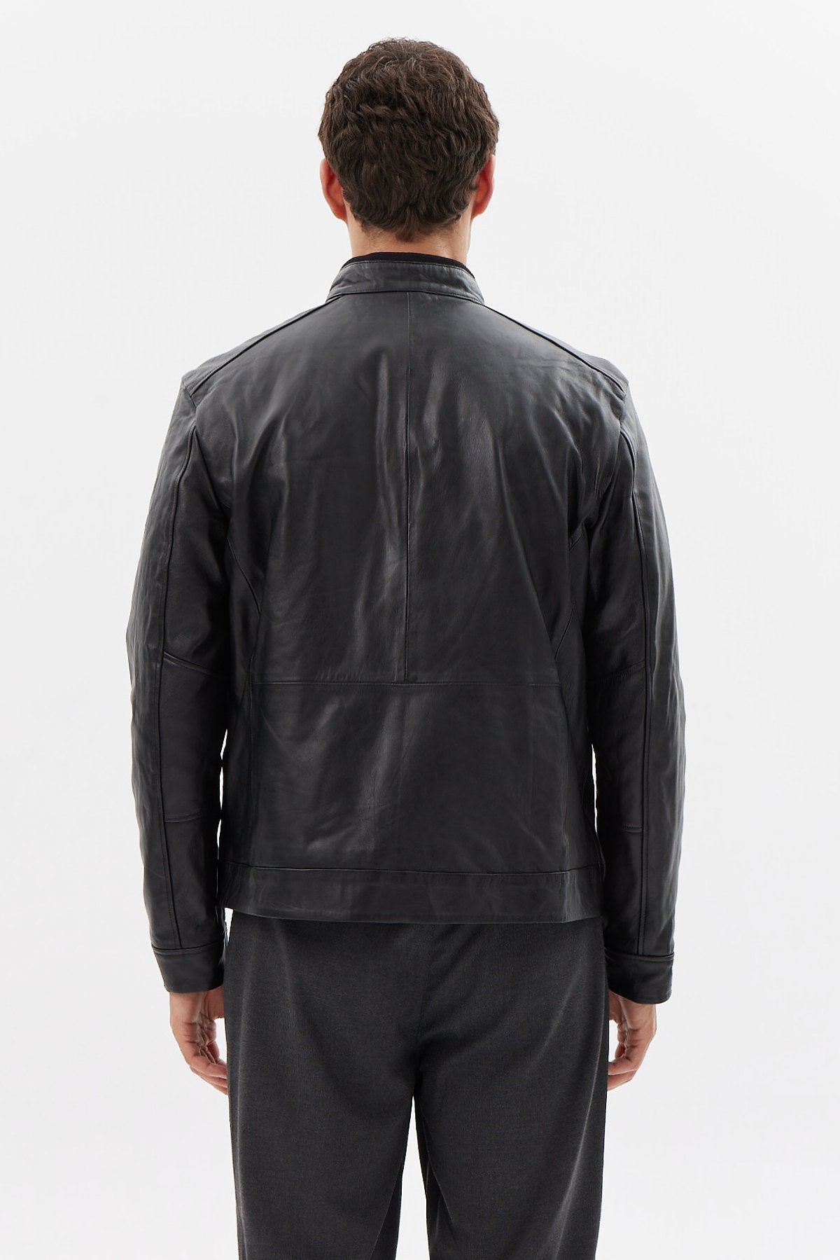 Men's Regular Leather Jacket