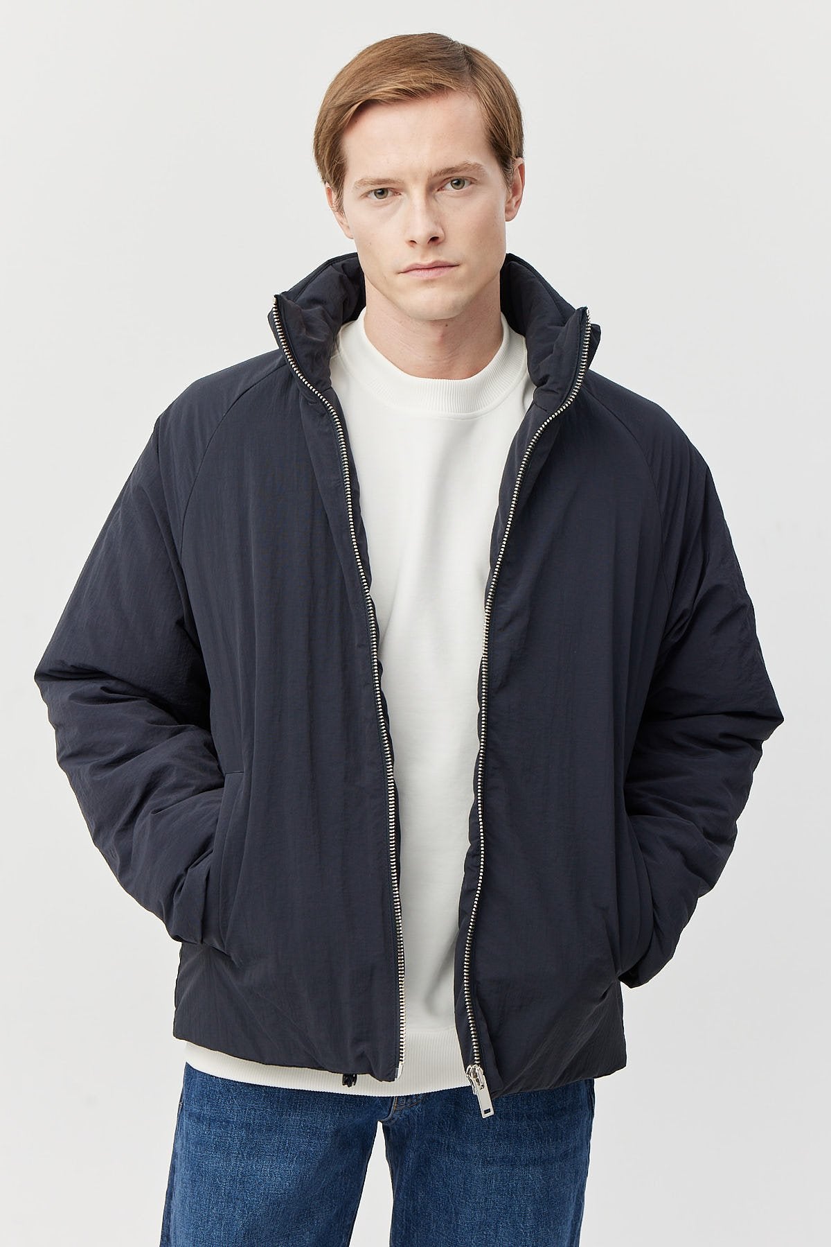Men's Stand Collar Bomber Jacket