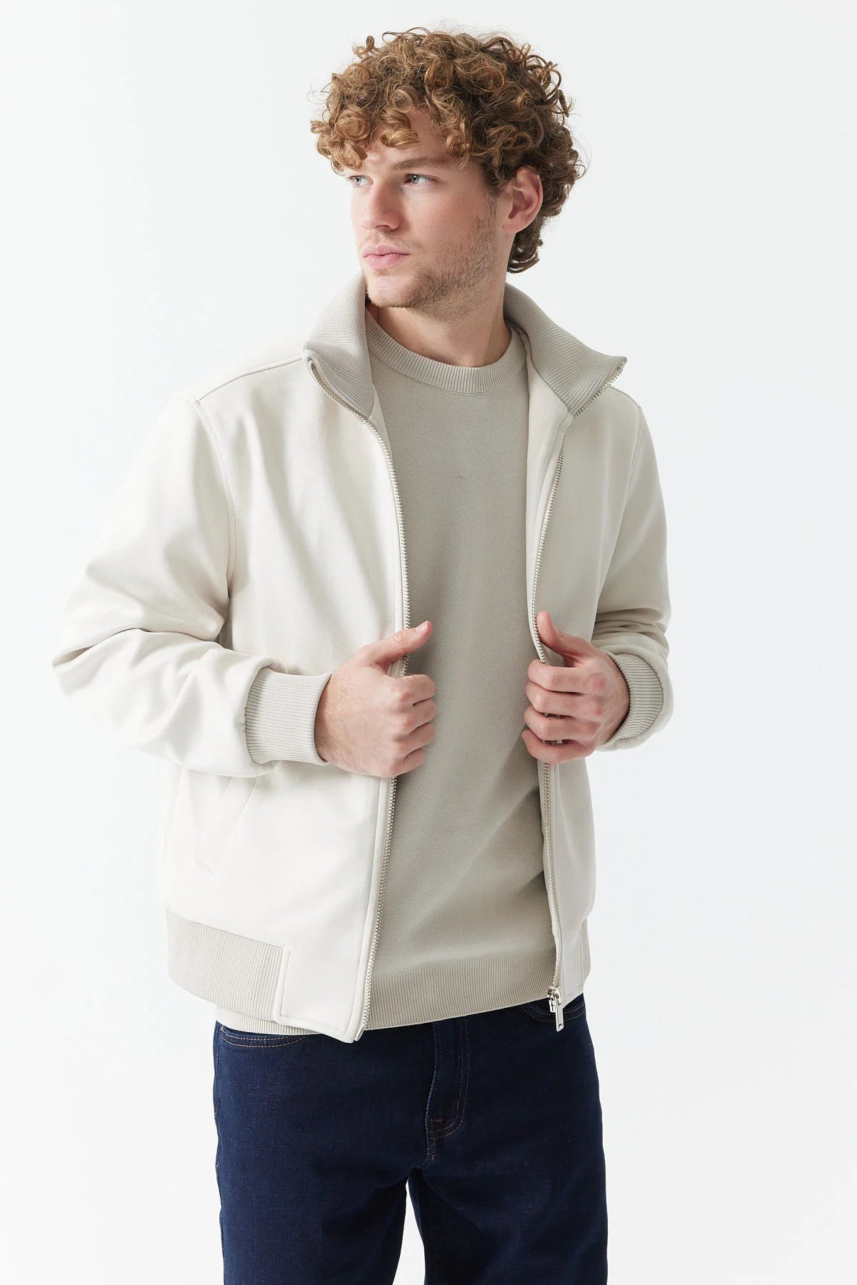 Men's Stand Collar Coat