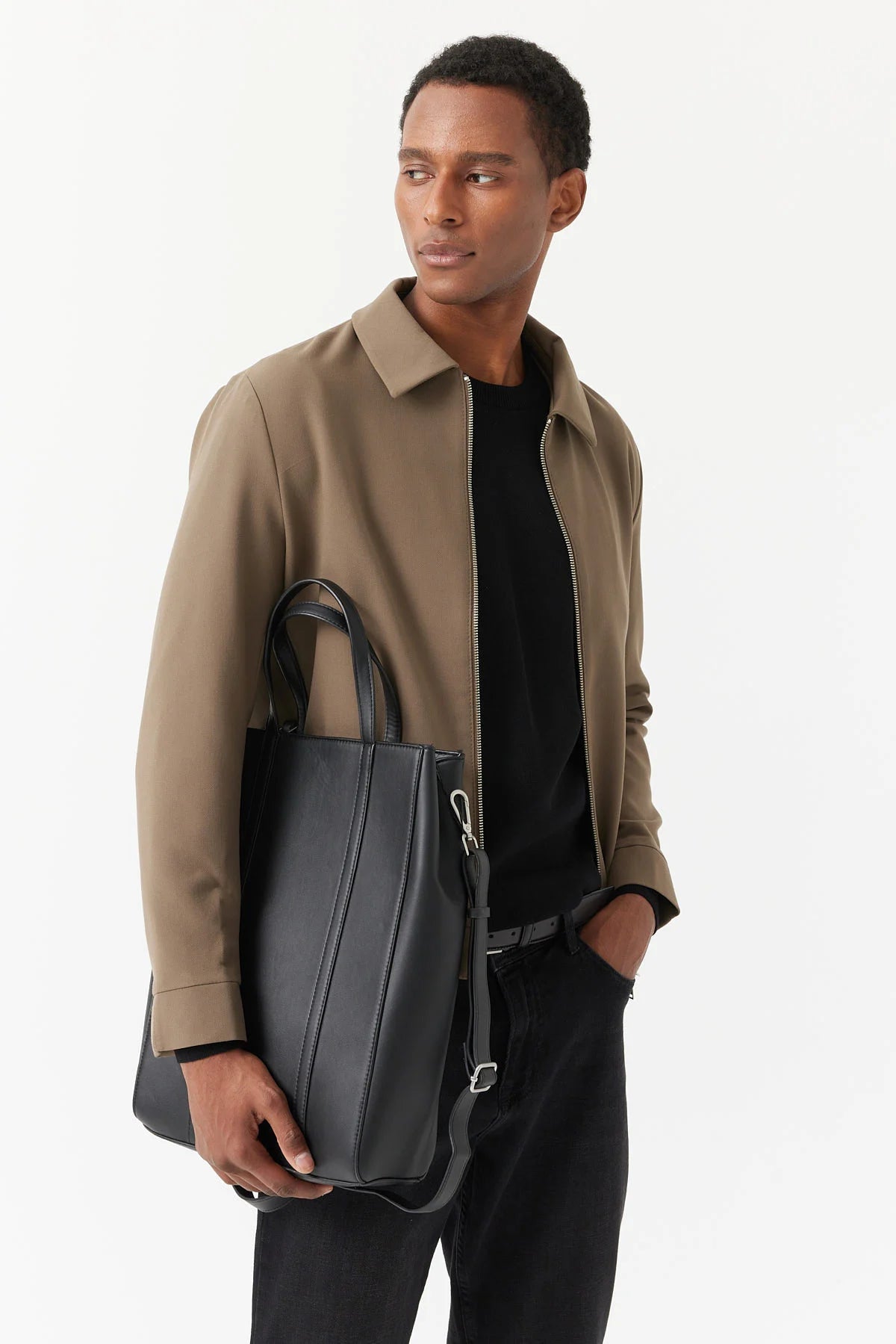 Men's Shirt Collar Regular Coat