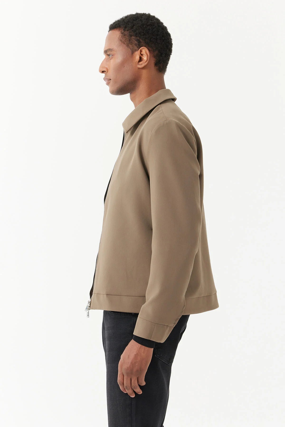 Men's Shirt Collar Regular Coat