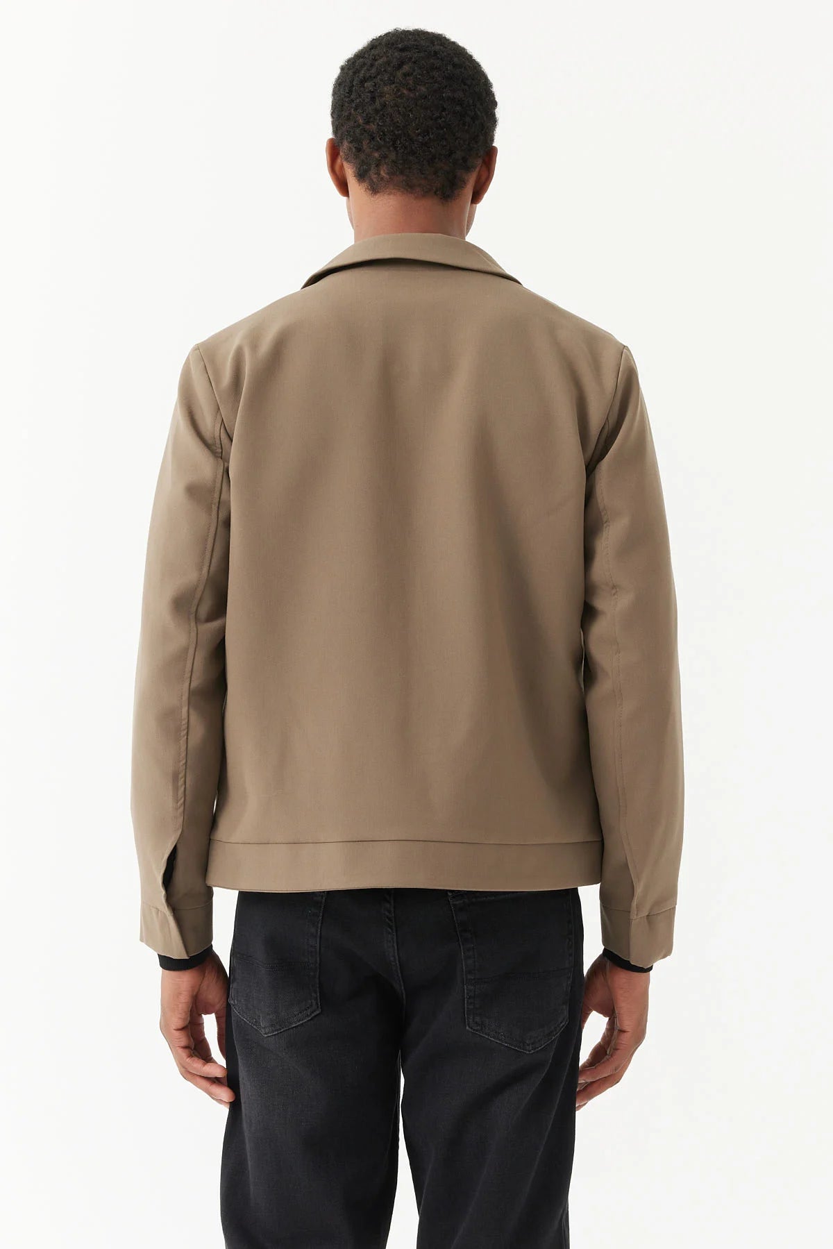 Men's Shirt Collar Regular Coat