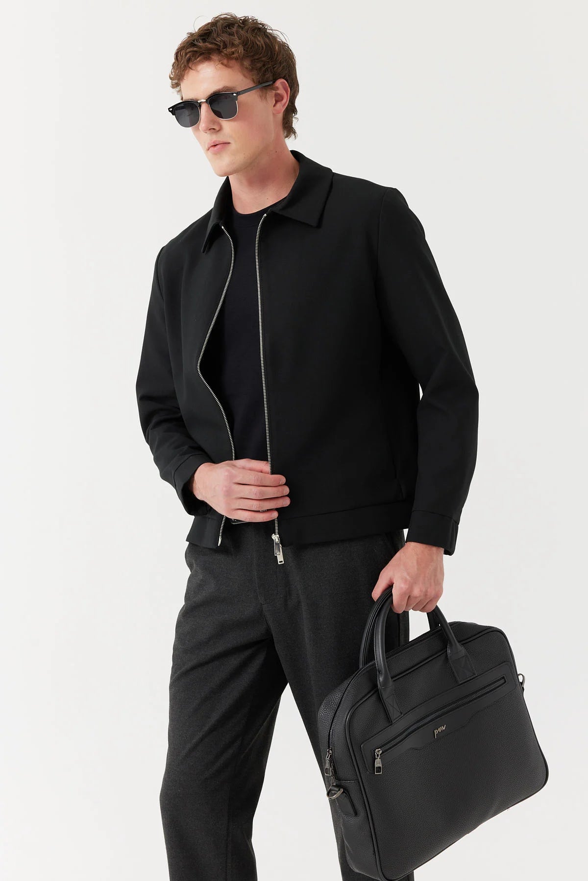 Men's Shirt Collar Regular Coat