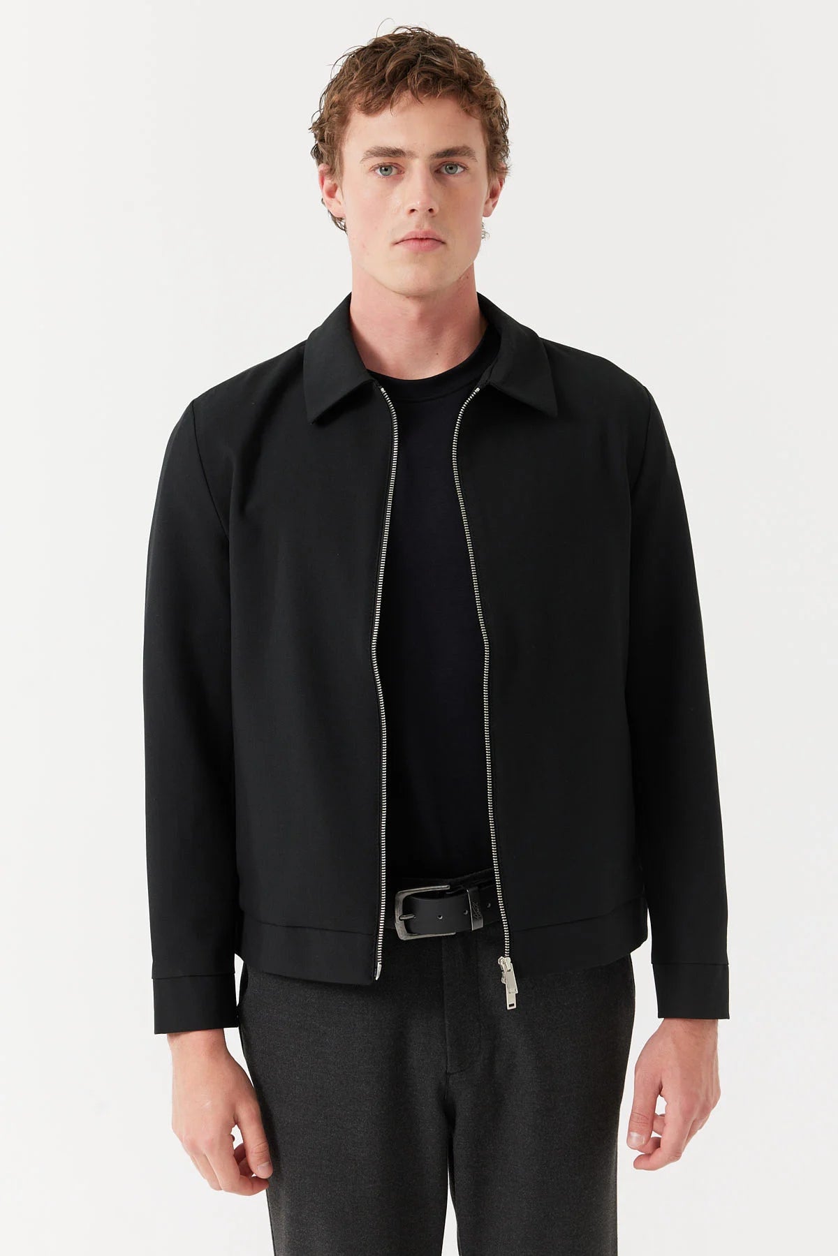 Men's Shirt Collar Regular Coat