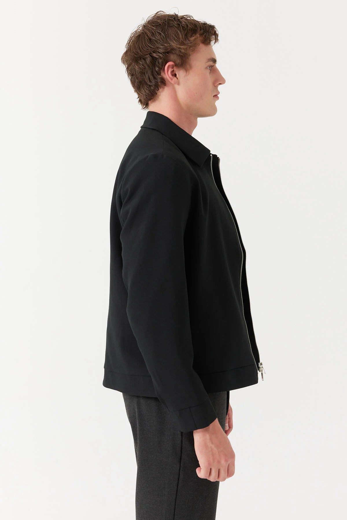 Men's Shirt Collar Regular Coat