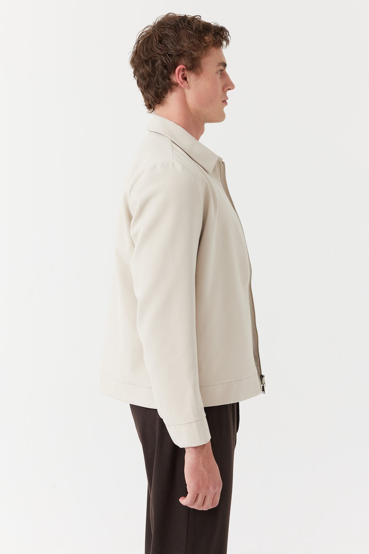Men's Shirt Collar Regular Coat